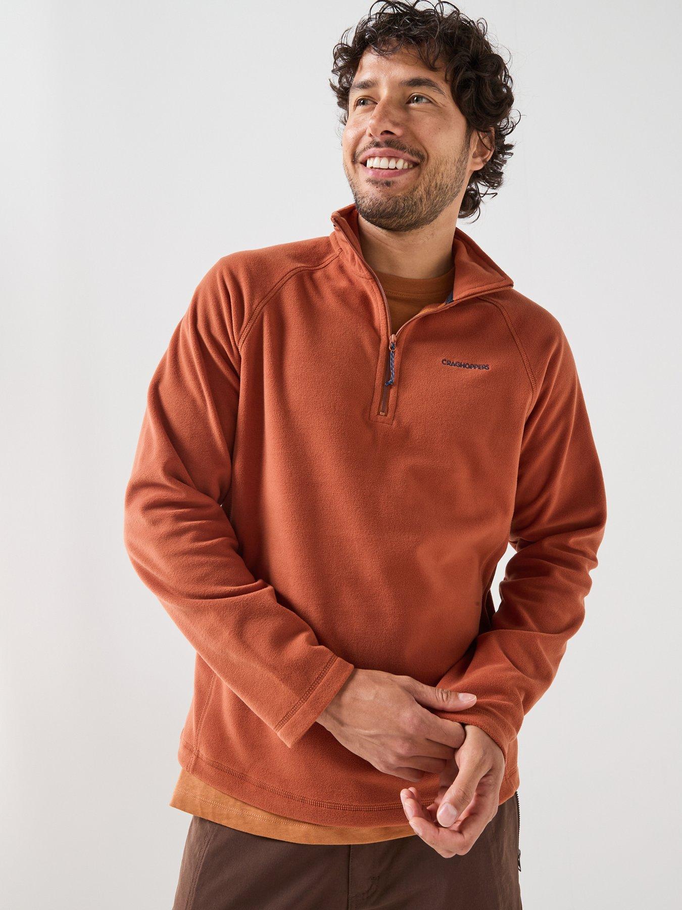 Craghoppers Mens Corey Vi Half Zip Fleece -orange