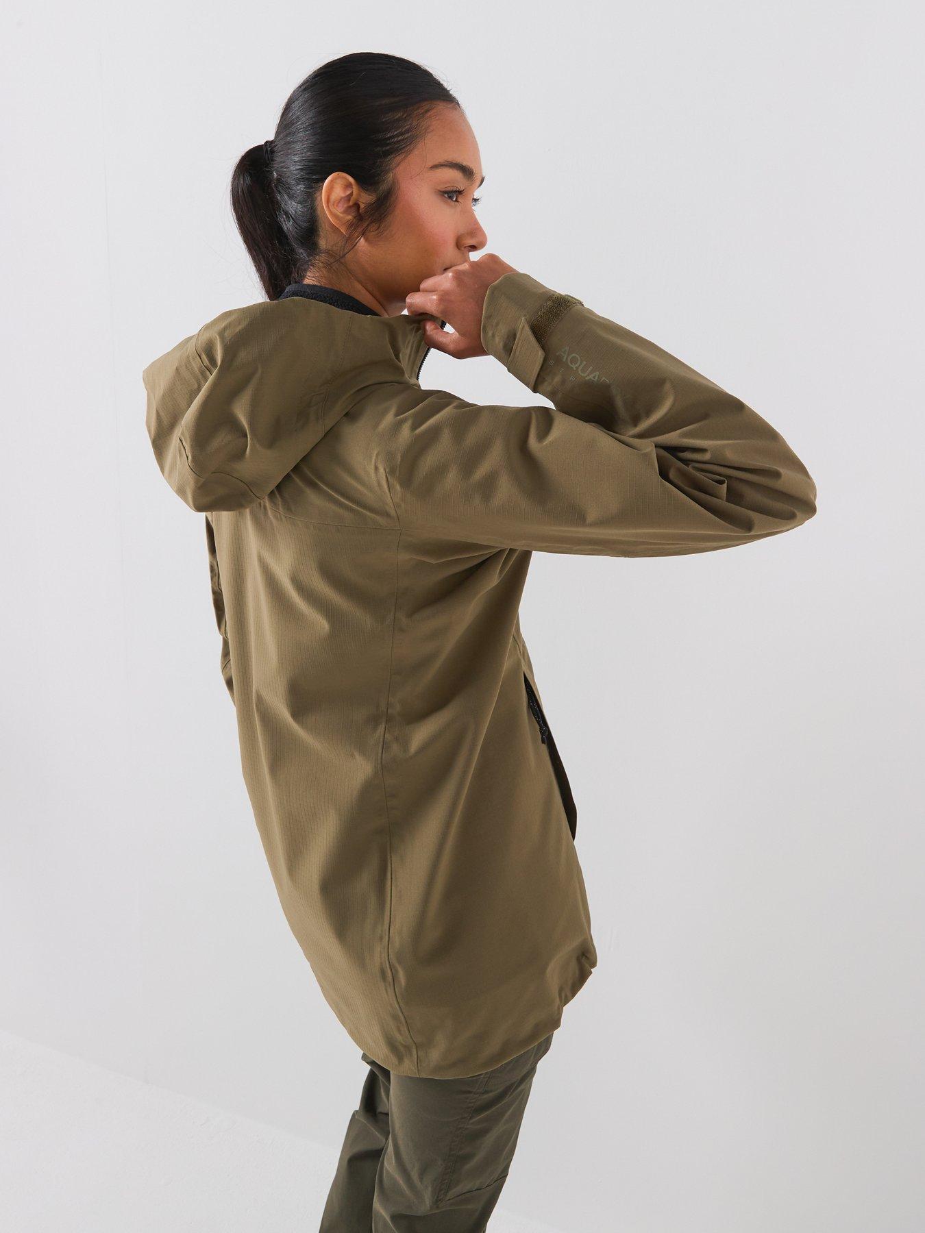 Image 2 of 6 of Craghoppers Womens Elva Waterproof Hooded Shell Jacket - Green