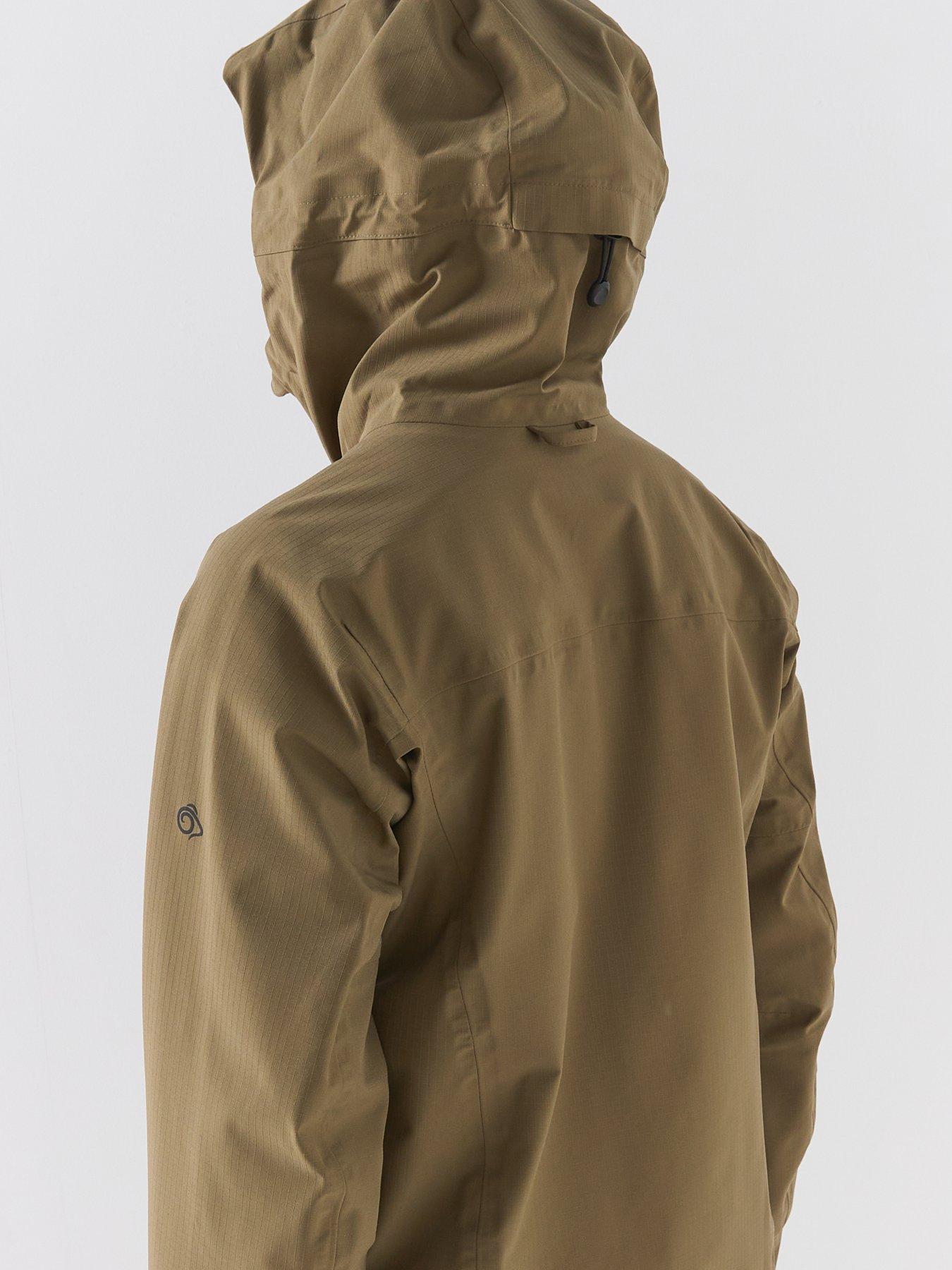 Image 5 of 6 of Craghoppers Womens Elva Waterproof Hooded Shell Jacket - Green