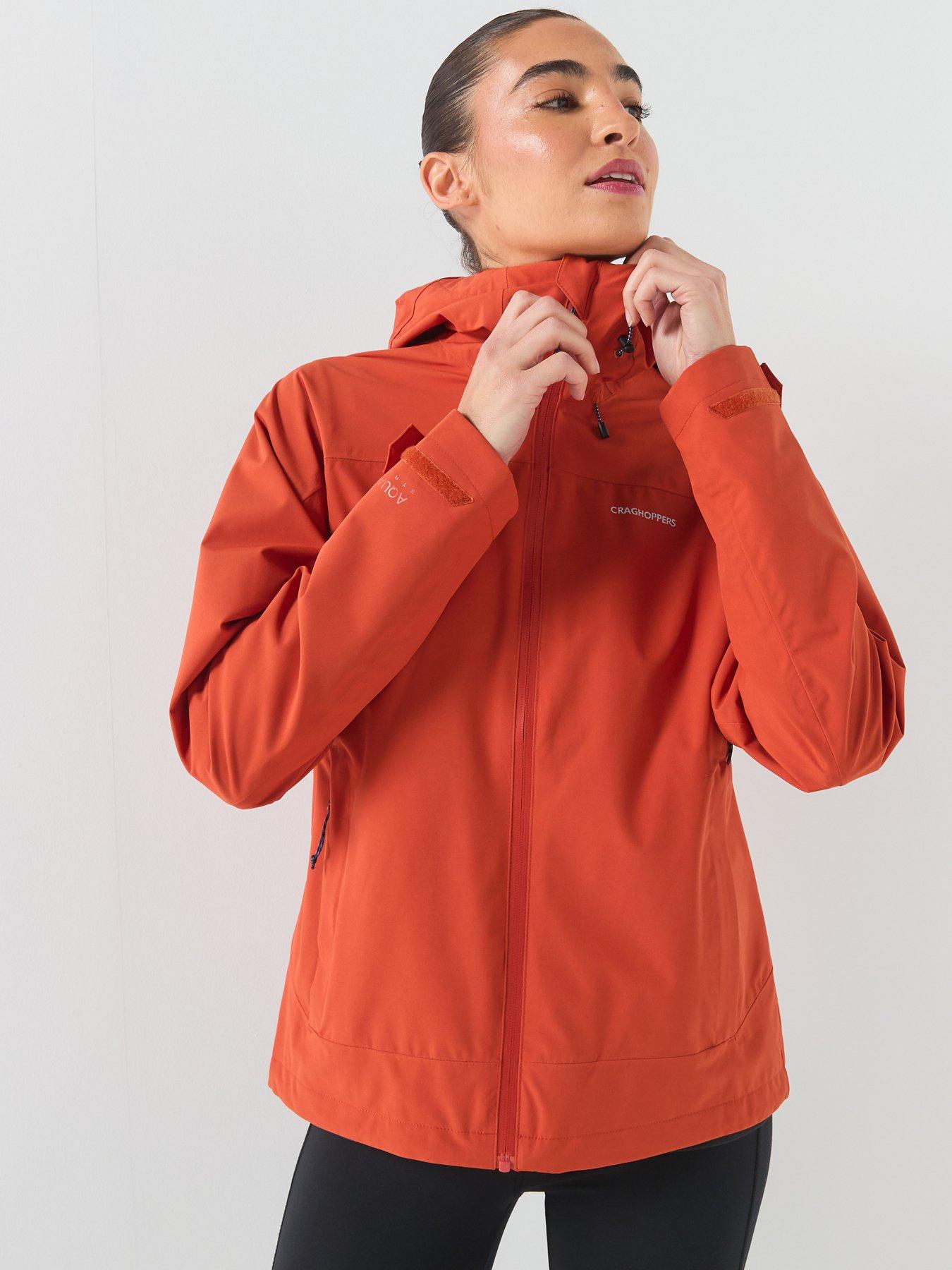 Craghoppers Womens Zohra Waterproof Shell Jacket -orange