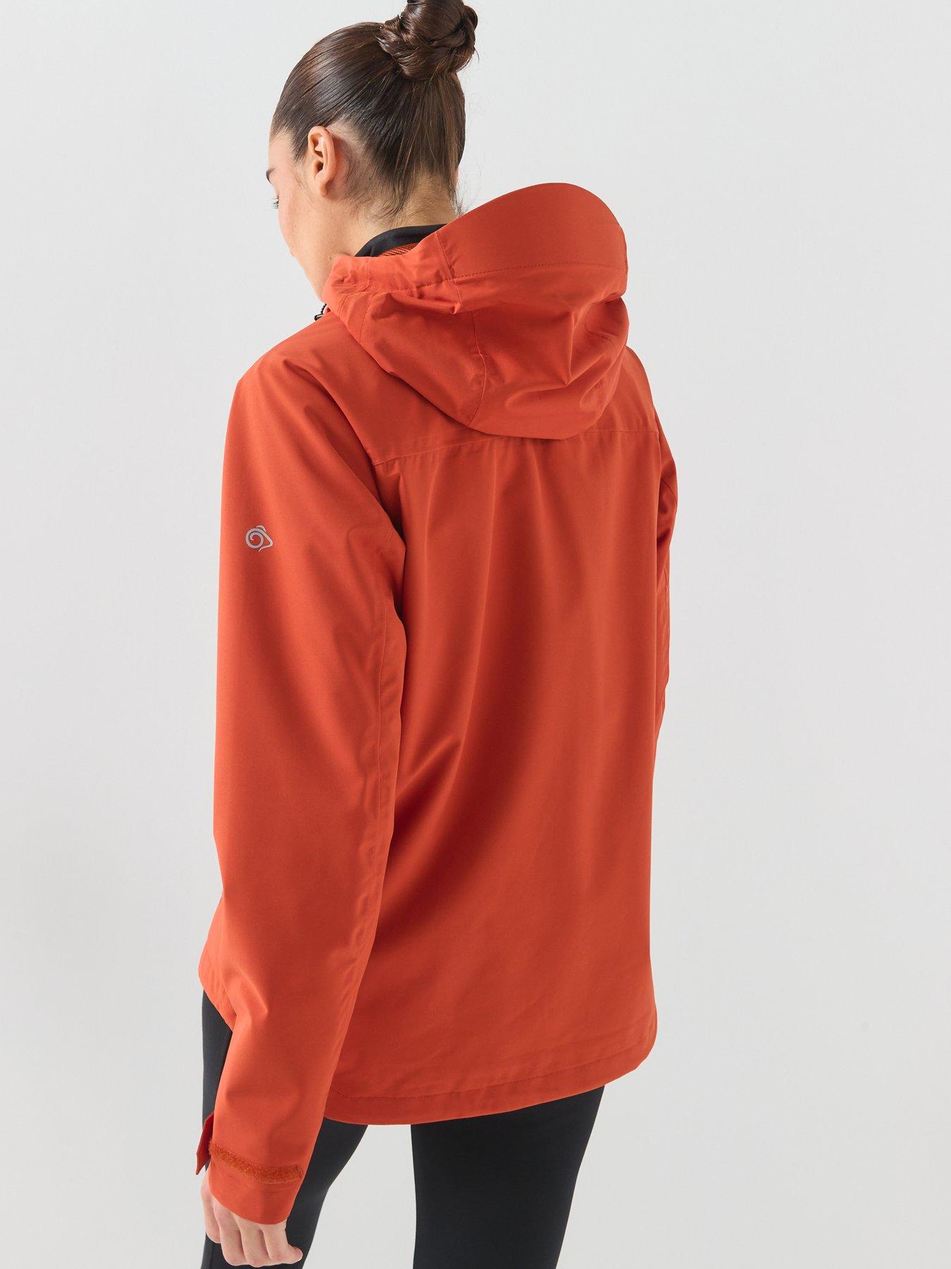 Image 2 of 6 of Craghoppers Womens Zohra Waterproof Hooded Shell Jacket - Orange