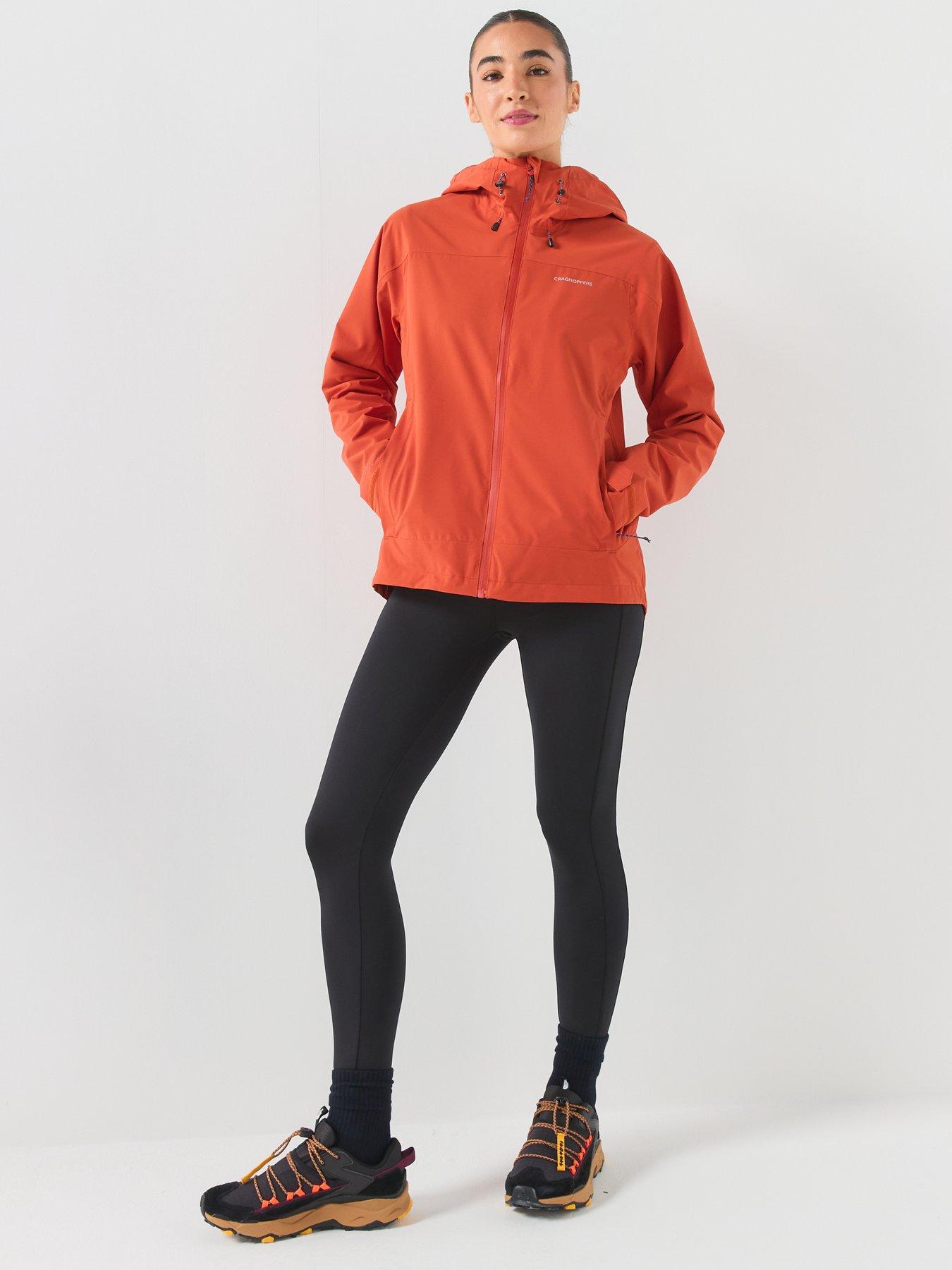 Image 3 of 6 of Craghoppers Womens Zohra Waterproof Hooded Shell Jacket - Orange