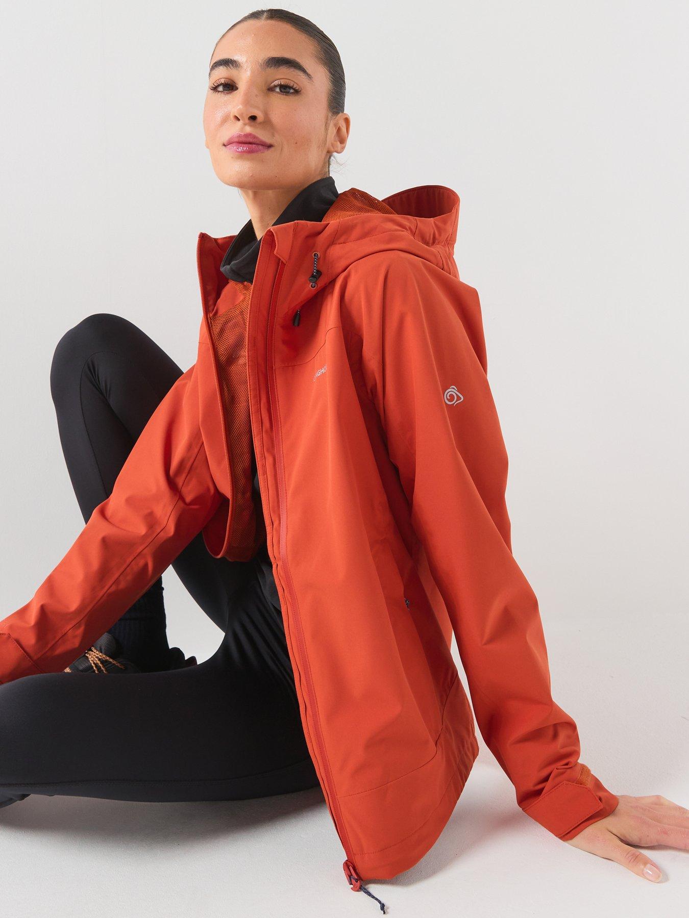 Image 6 of 6 of Craghoppers Womens Zohra Waterproof Hooded Shell Jacket - Orange
