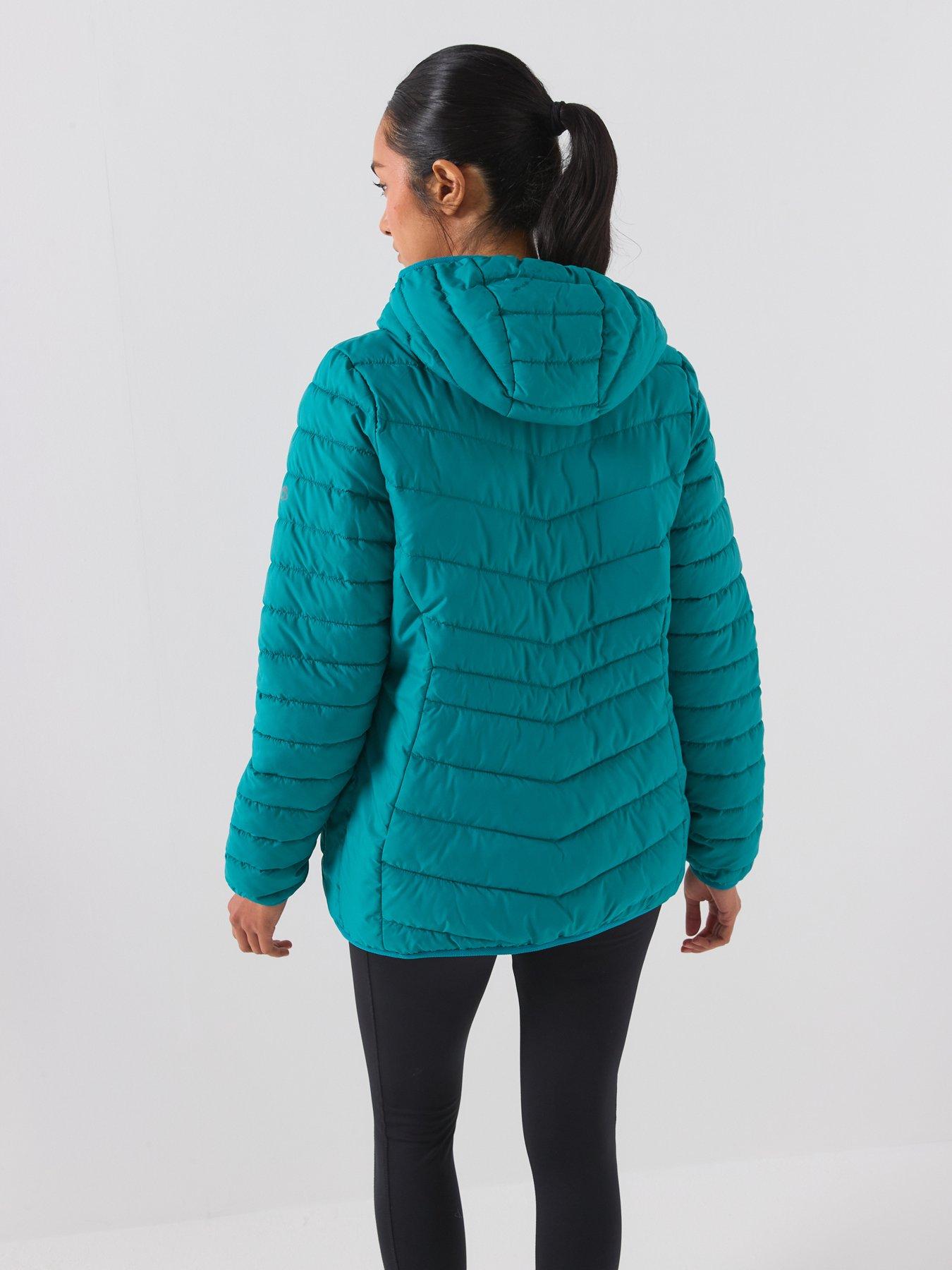 Image 2 of 6 of Craghoppers Womens Lightweight Hooded Packable Jacket - Empress Teal
