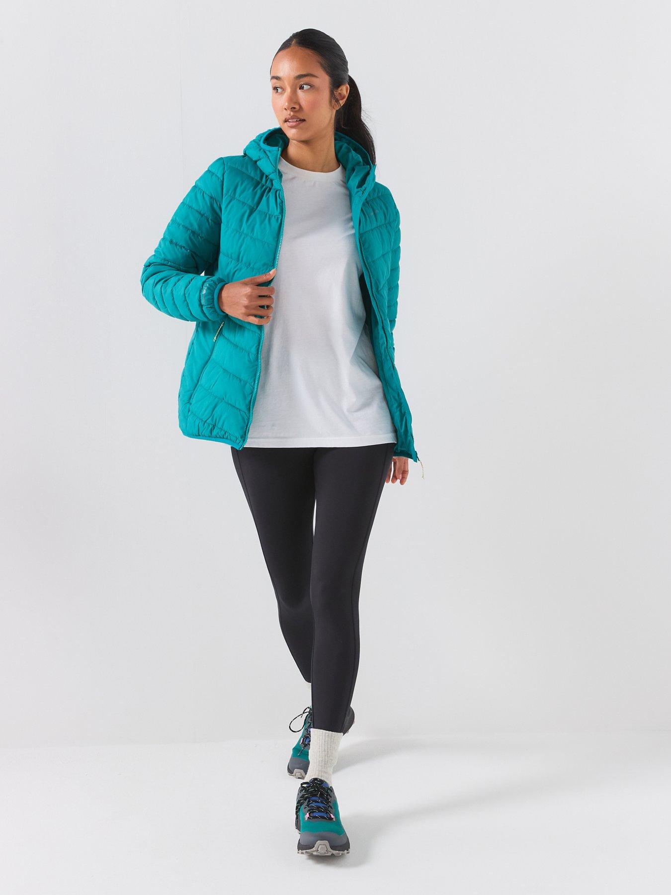 Image 3 of 6 of Craghoppers Womens Lightweight Hooded Packable Jacket - Empress Teal