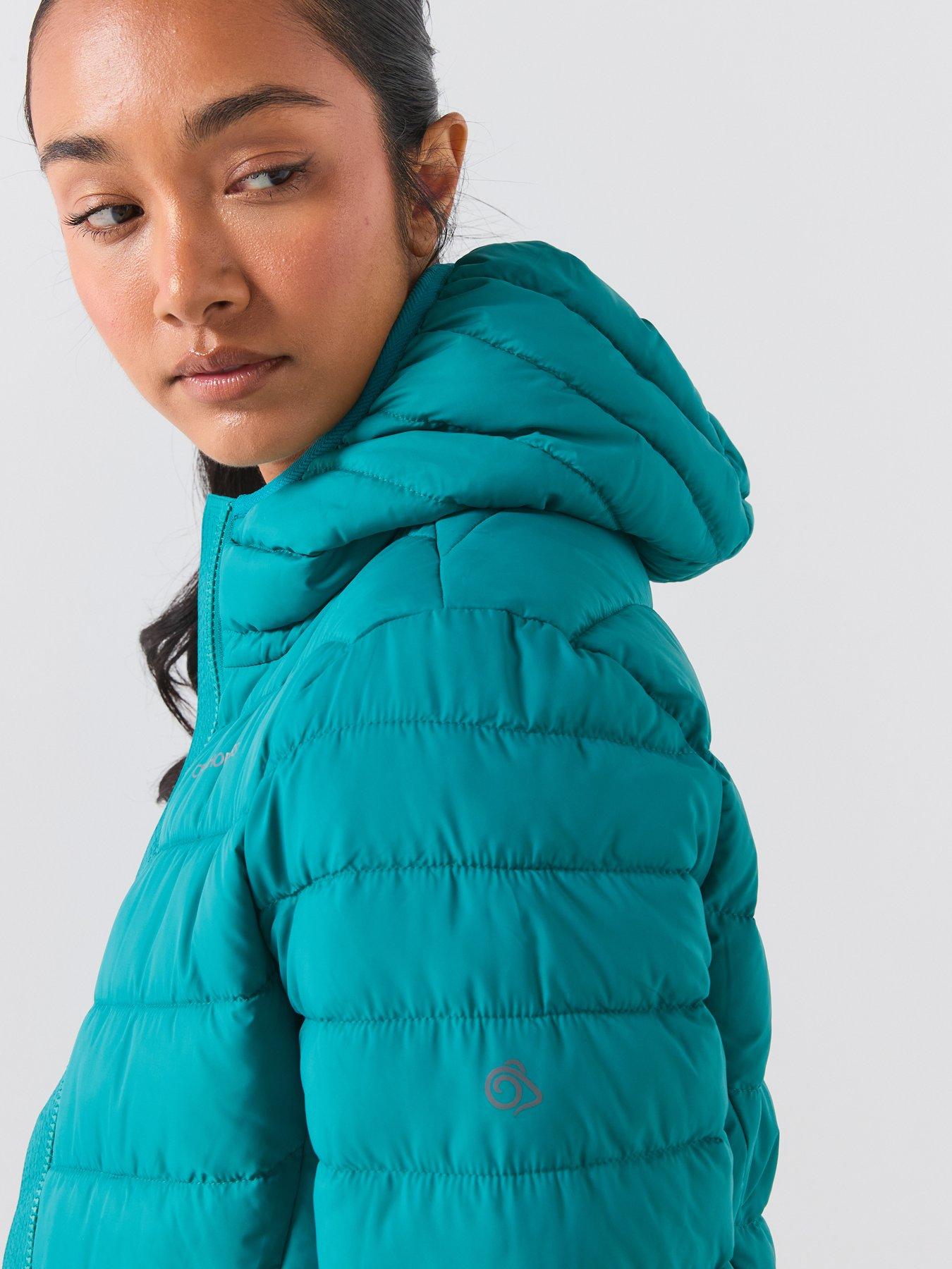 Image 5 of 6 of Craghoppers Womens Lightweight Hooded Packable Jacket - Empress Teal