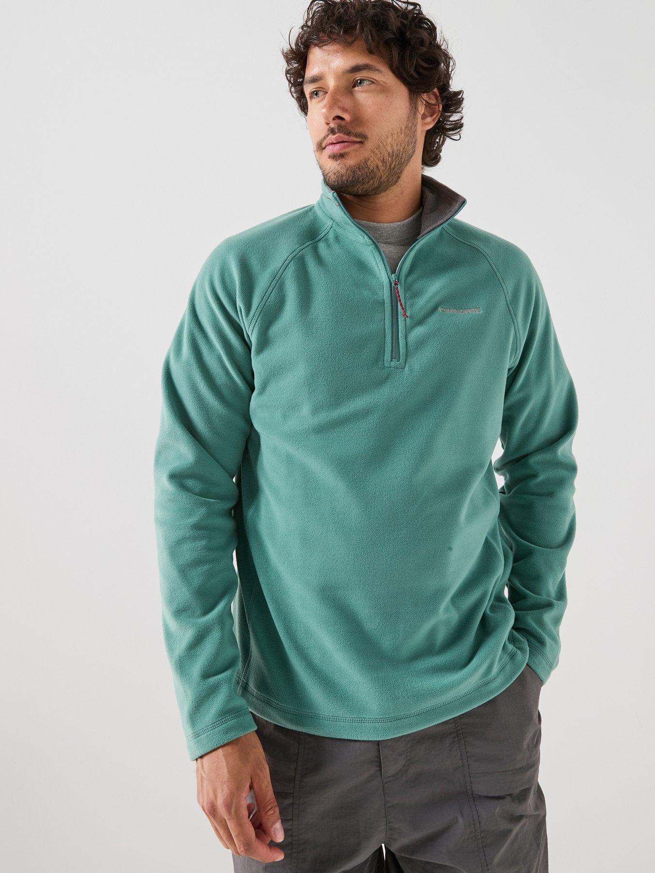 Image 1 of 5 of Craghoppers Mens Corey VI Half Zip Funnel Neck Fleece - Green