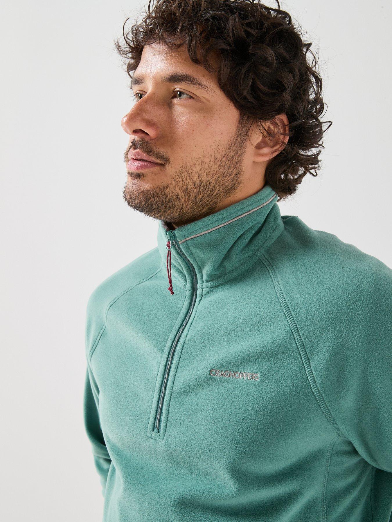 Image 4 of 5 of Craghoppers Mens Corey VI Half Zip Funnel Neck Fleece - Green