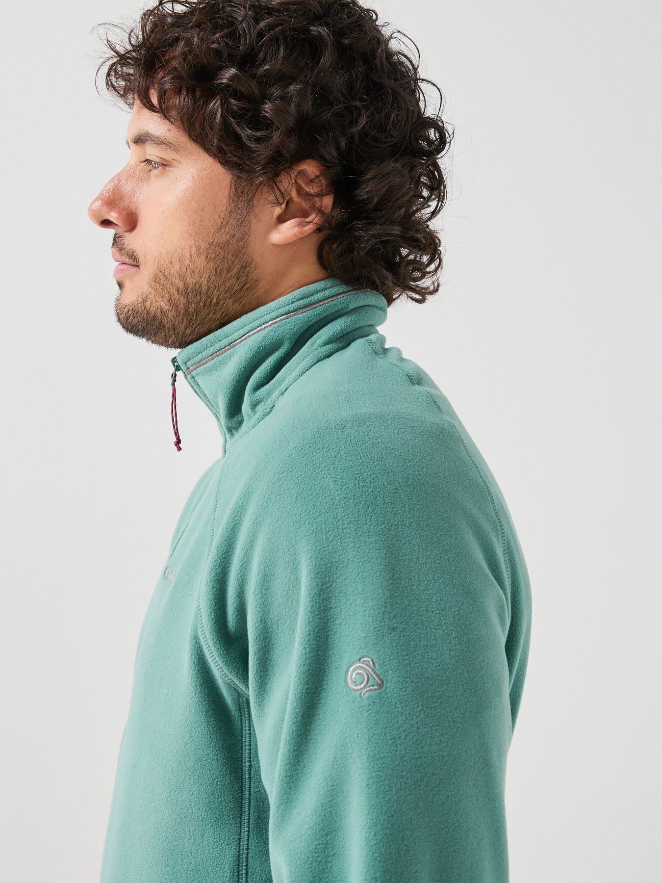 Image 5 of 5 of Craghoppers Mens Corey VI Half Zip Funnel Neck Fleece - Green