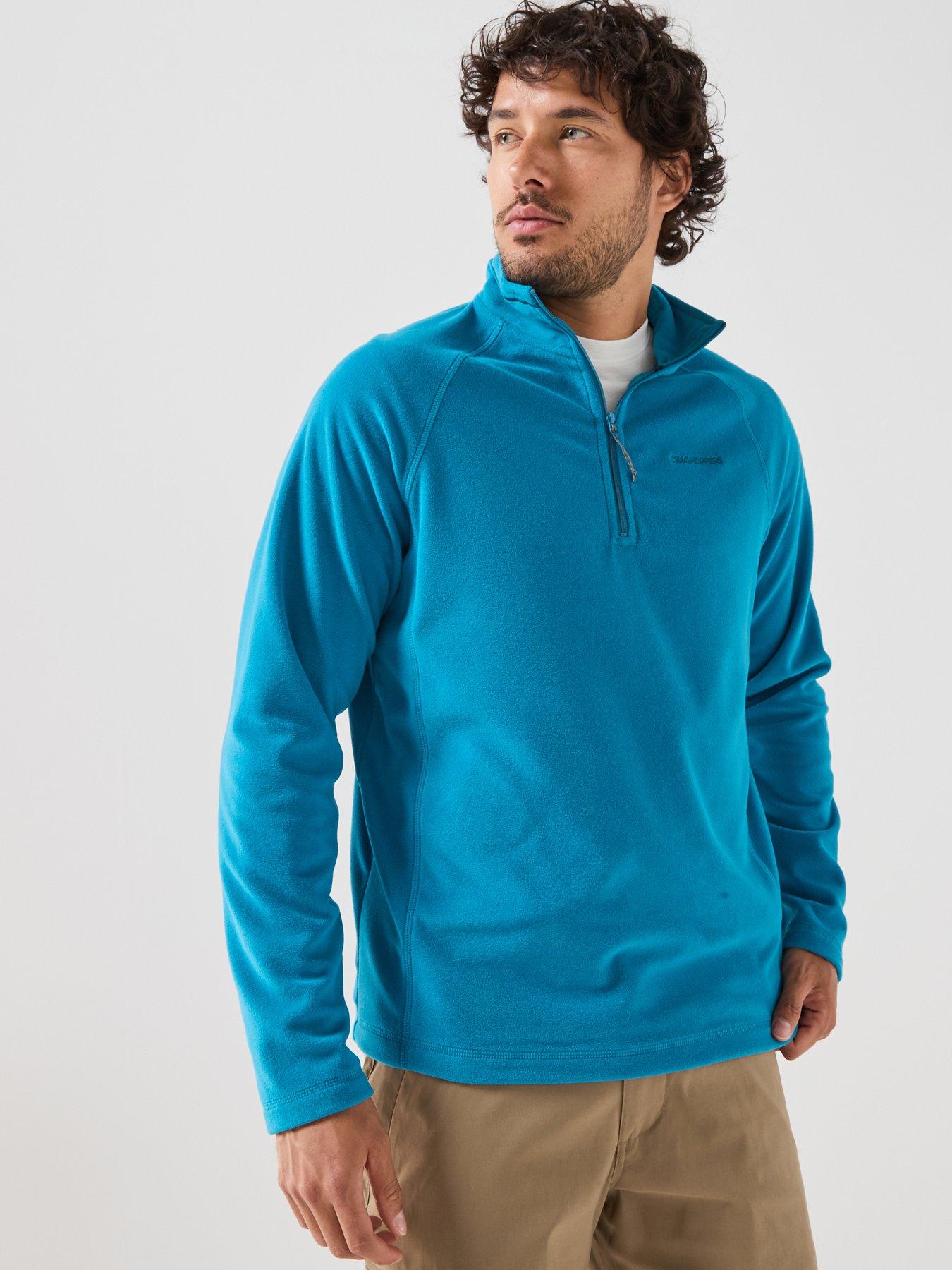 Craghoppers Mens Corey Vi Half Zip Fleece -river Blue