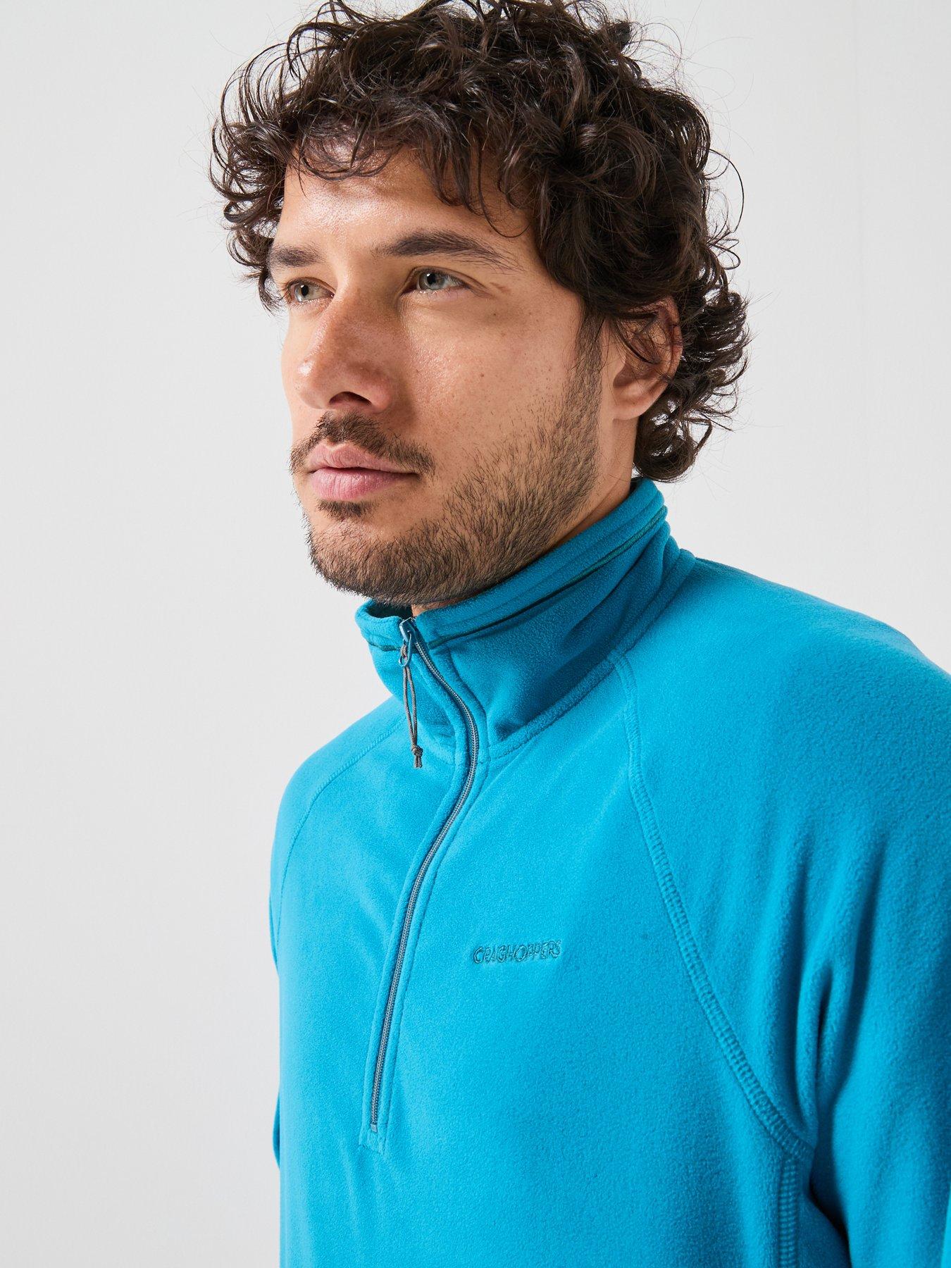 Image 4 of 6 of Craghoppers Mens Corey VI Half Zip Fleece Midlayer - River Blue