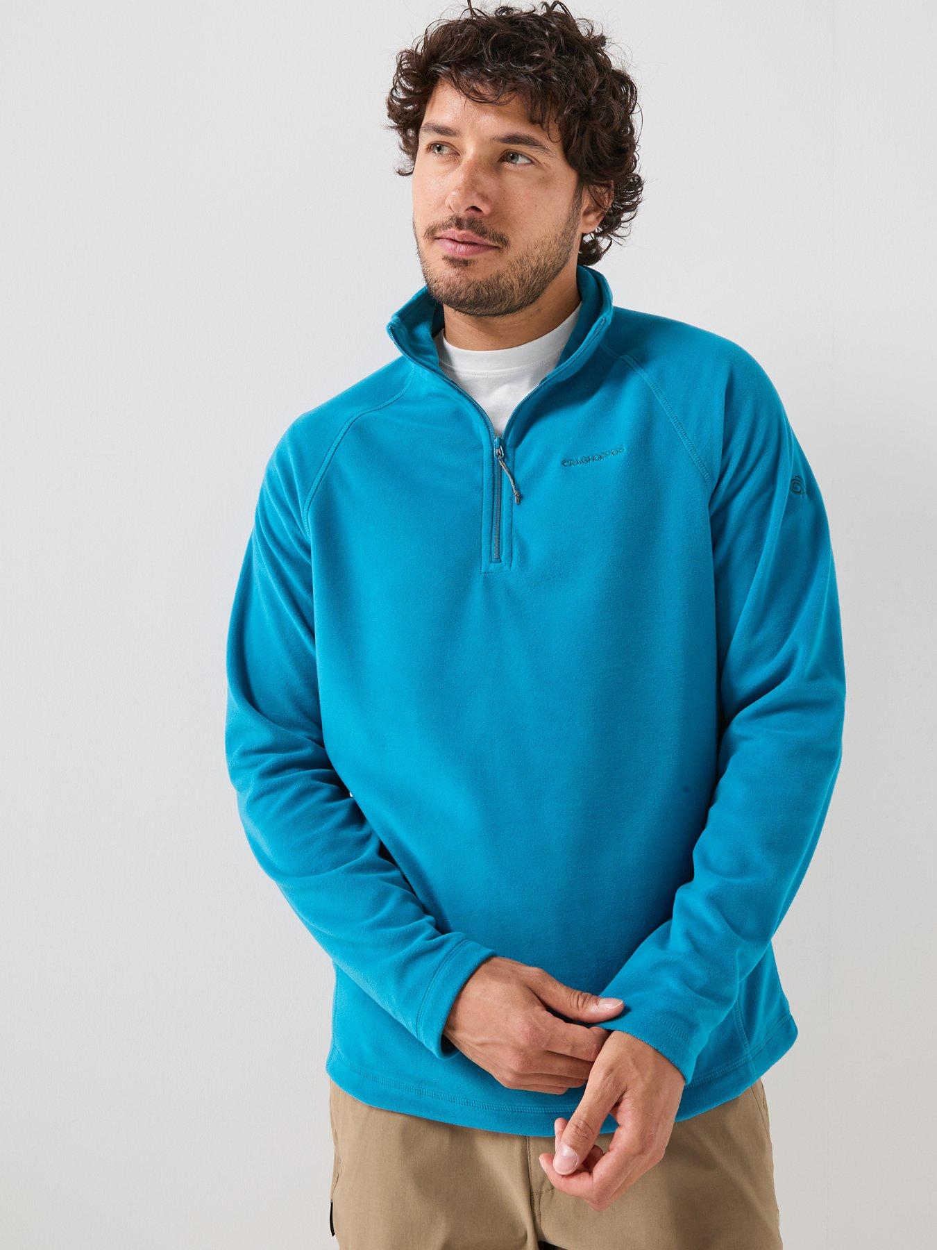 Image 5 of 6 of Craghoppers Mens Corey VI Half Zip Fleece Midlayer - River Blue