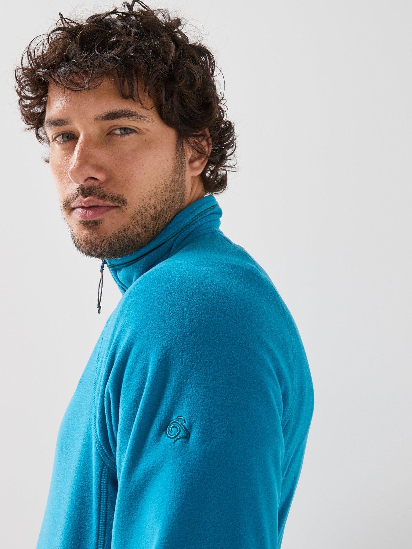 Image 6 of 6 of Craghoppers Mens Corey VI Half Zip Fleece Midlayer - River Blue