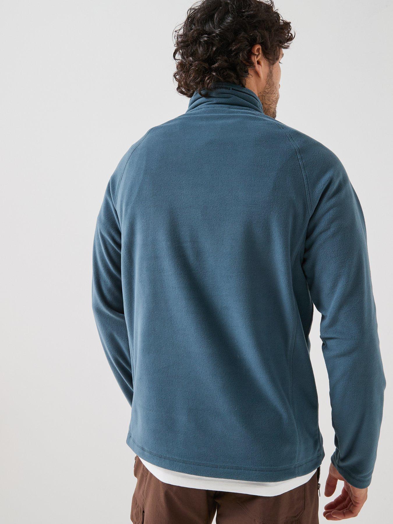 Image 2 of 6 of Craghoppers Mens Corey VI Half Zip Raglan Sleeve Soft Fleece Top - Blue Stone
