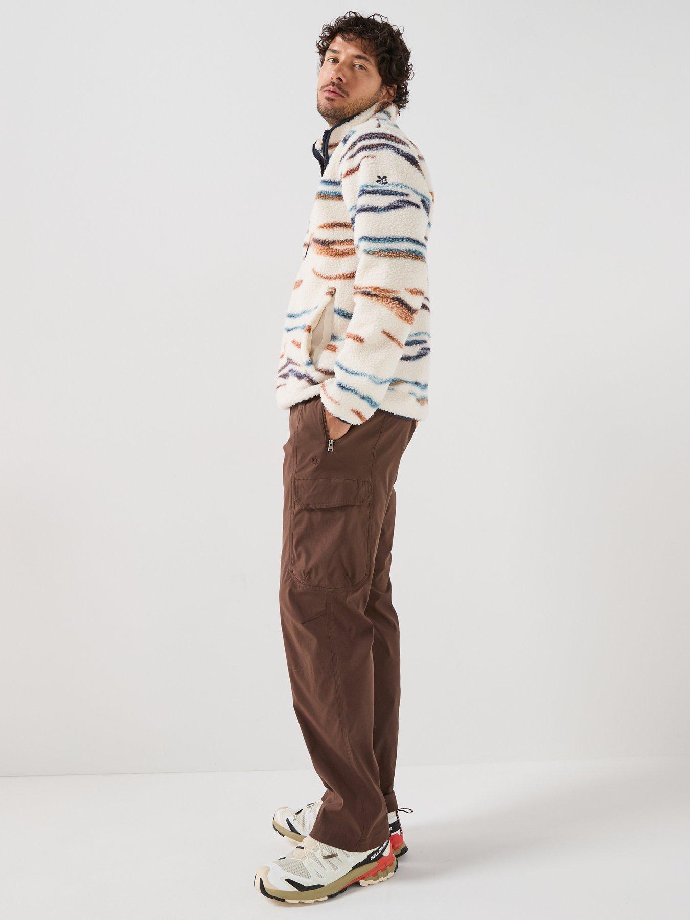 Image 5 of 6 of Craghoppers Mens Kiwi Pro Stretch Zip Pocket Cargo Trousers - Brown