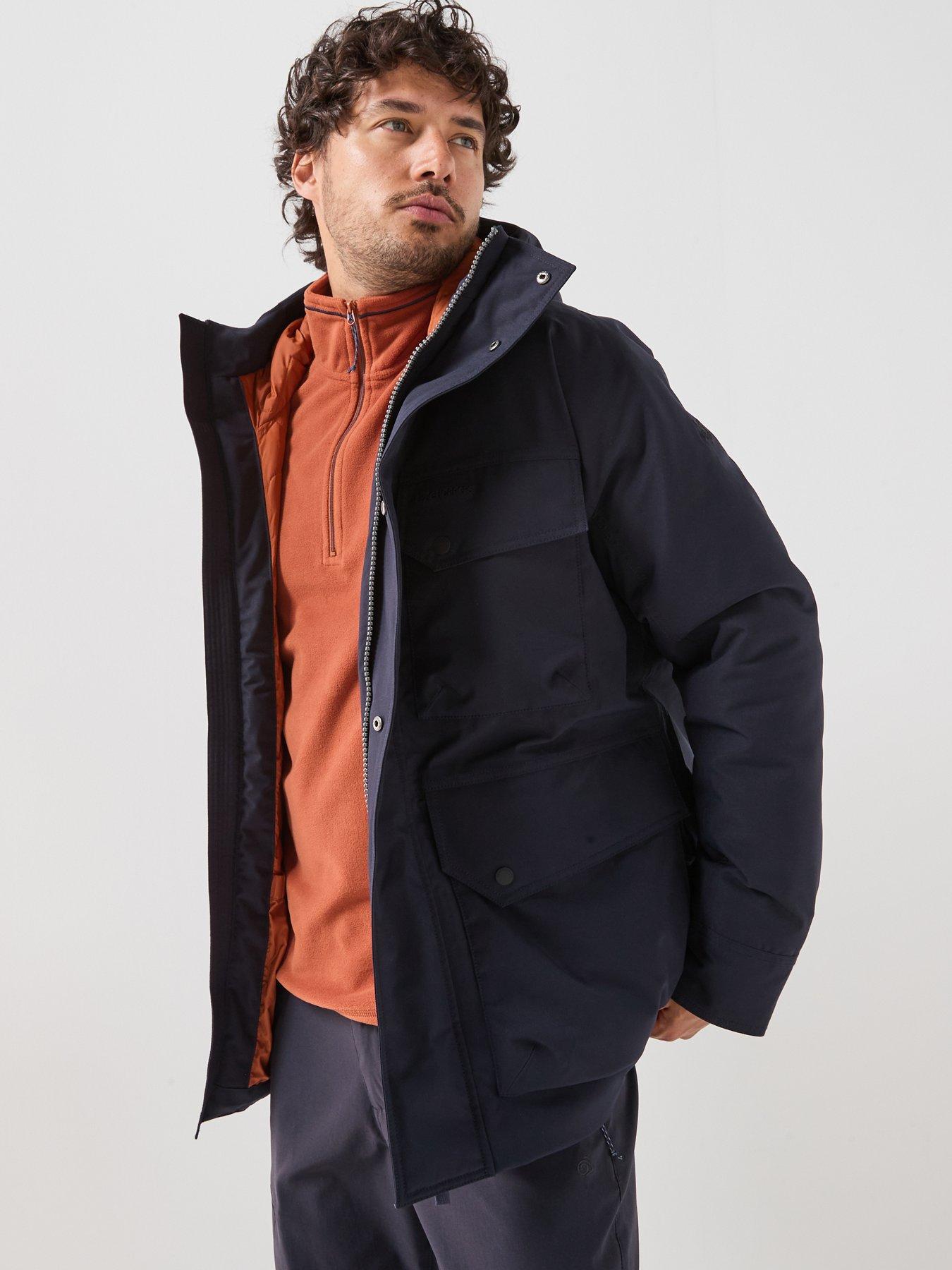 Image 1 of 6 of Craghoppers Mens National Trust Hamps Ii Waterproof Insulated Jacket -blue