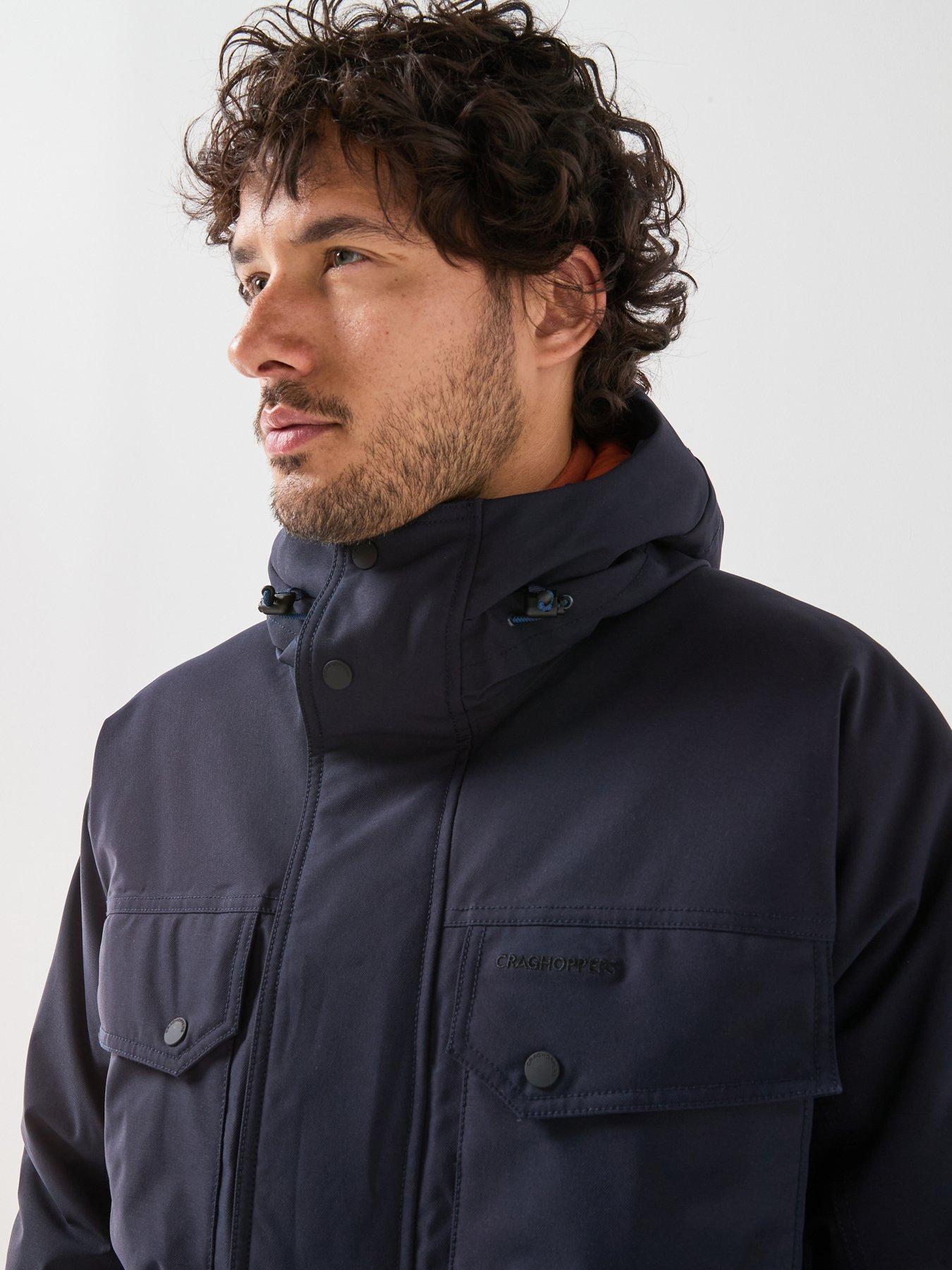 Image 6 of 6 of Craghoppers Mens National Trust Hamps Ii Waterproof Insulated Jacket -blue