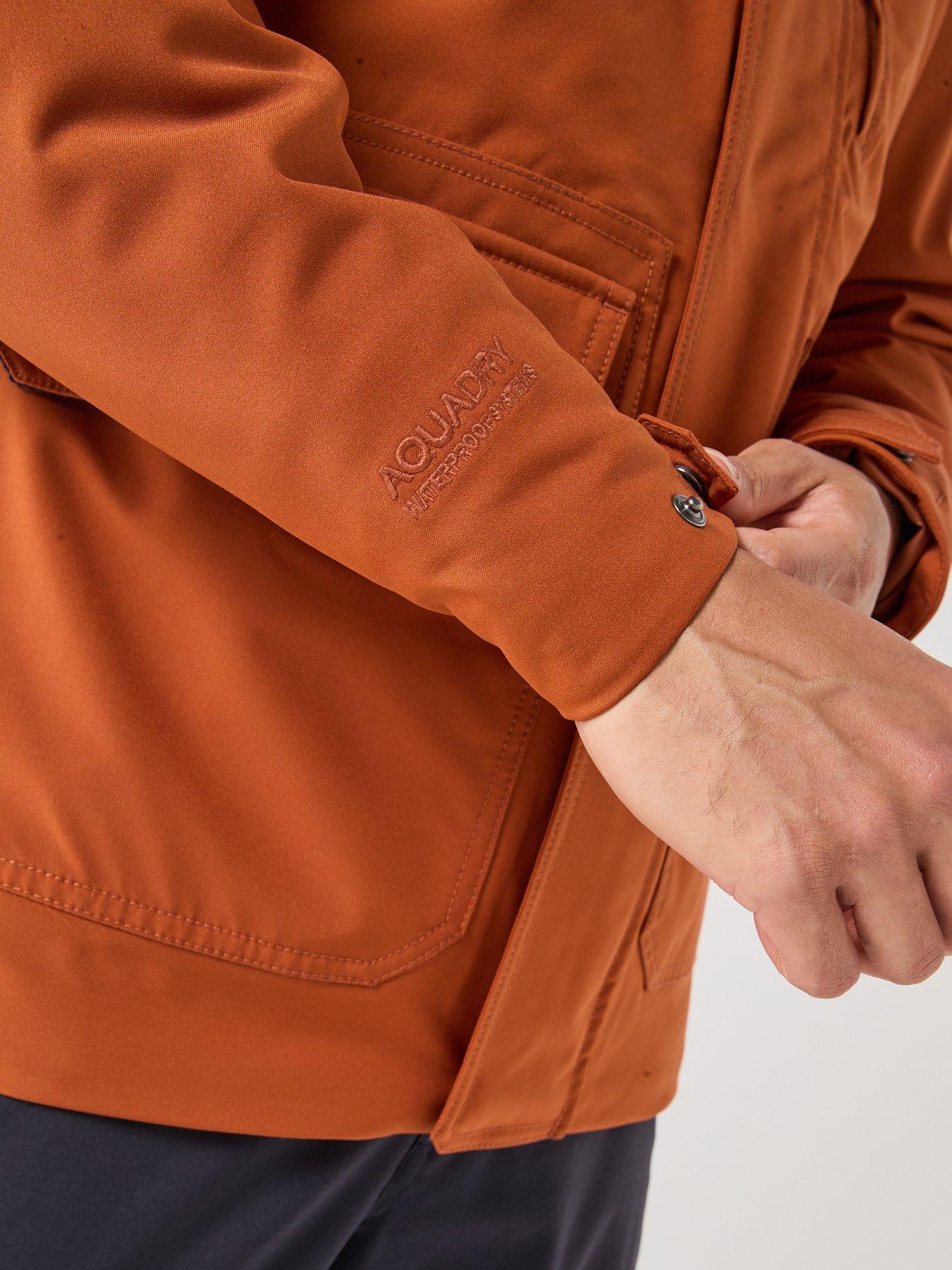 Image 4 of 6 of Craghoppers Mens National Trust Padley Ii Waterproof Insulated Jacket -orange