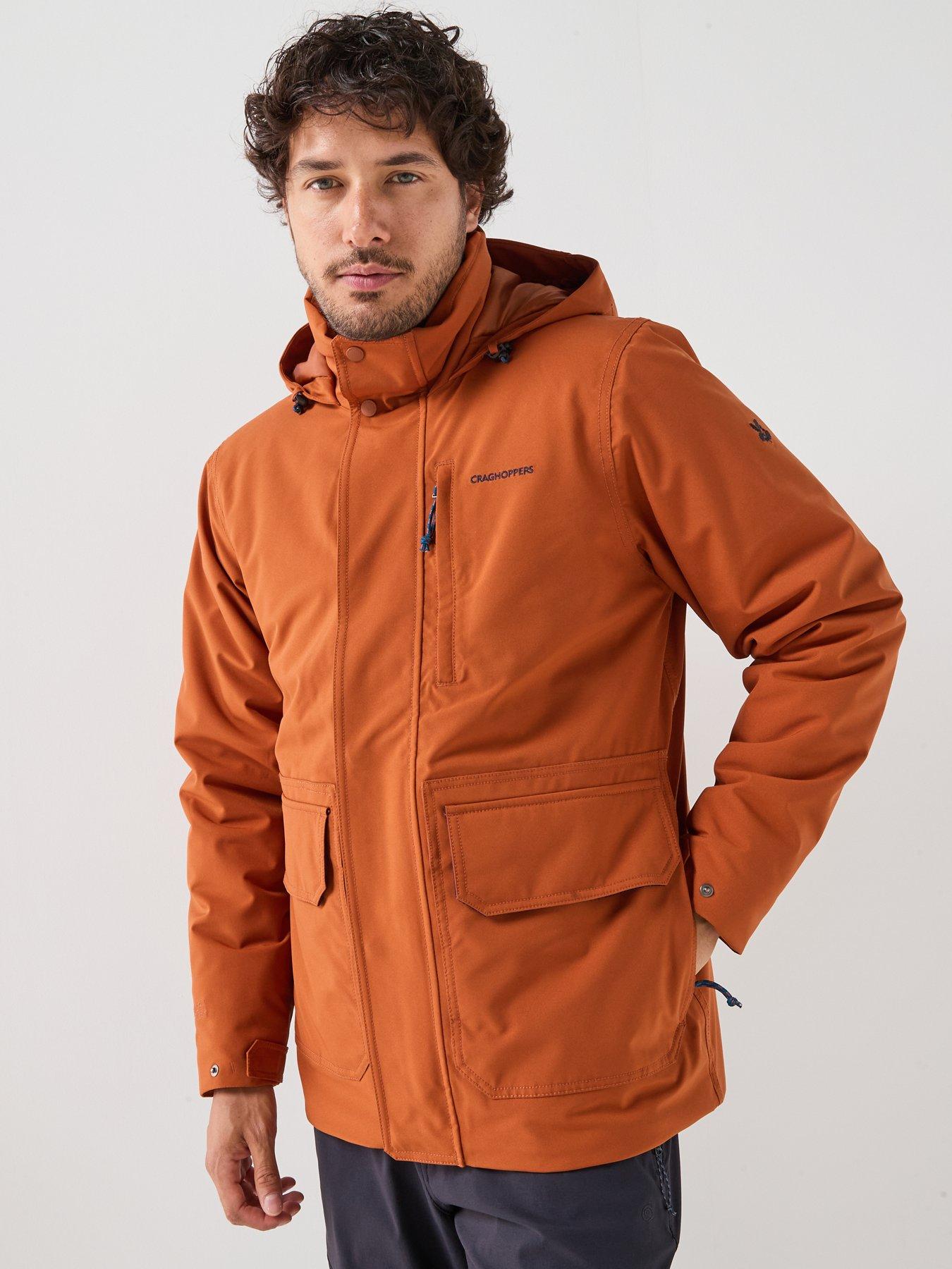 Image 5 of 6 of Craghoppers Mens National Trust Padley Ii Waterproof Insulated Jacket -orange