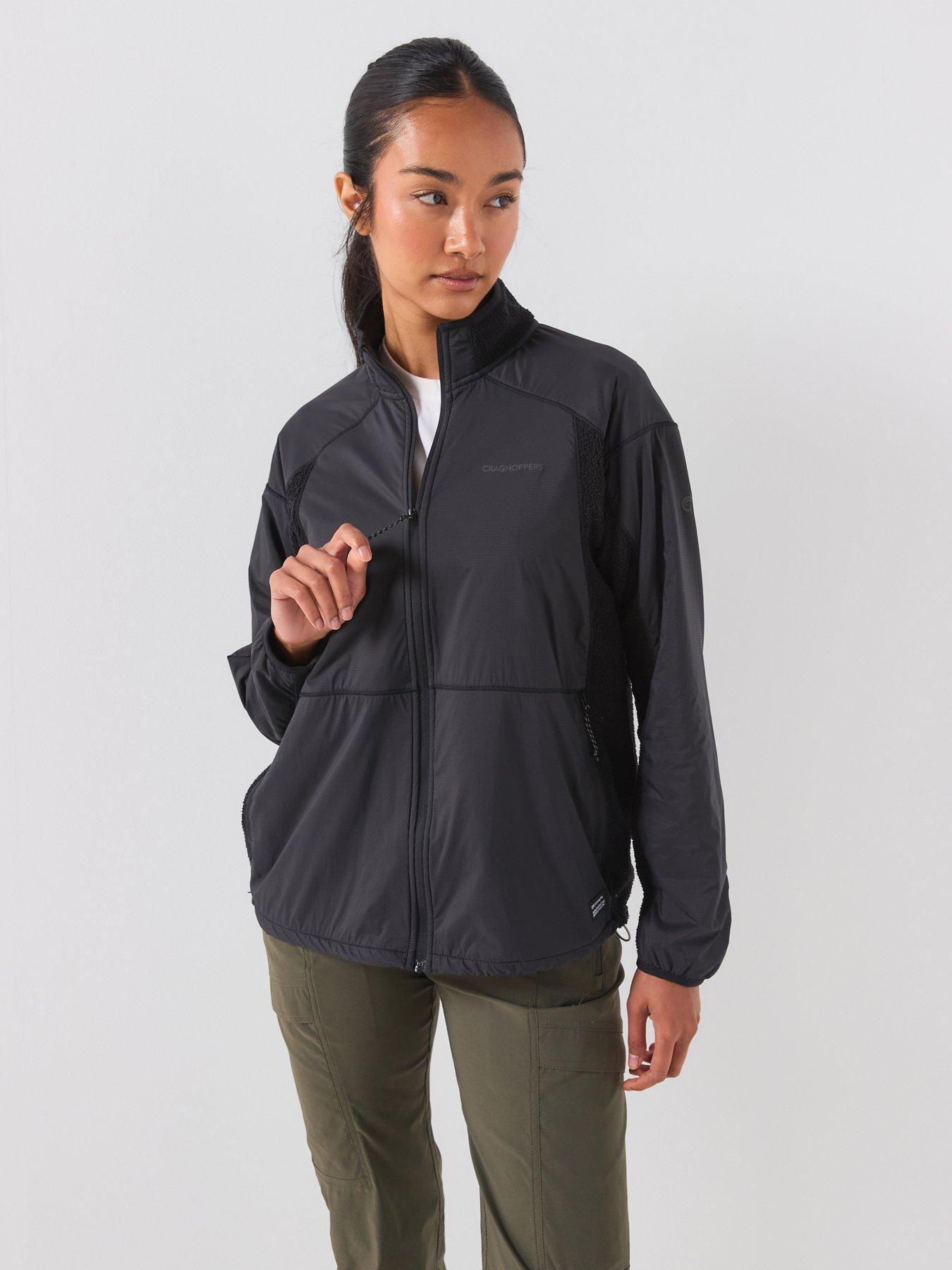 Craghoppers Womens Compresslite Hybrid Fleece Jacket -black