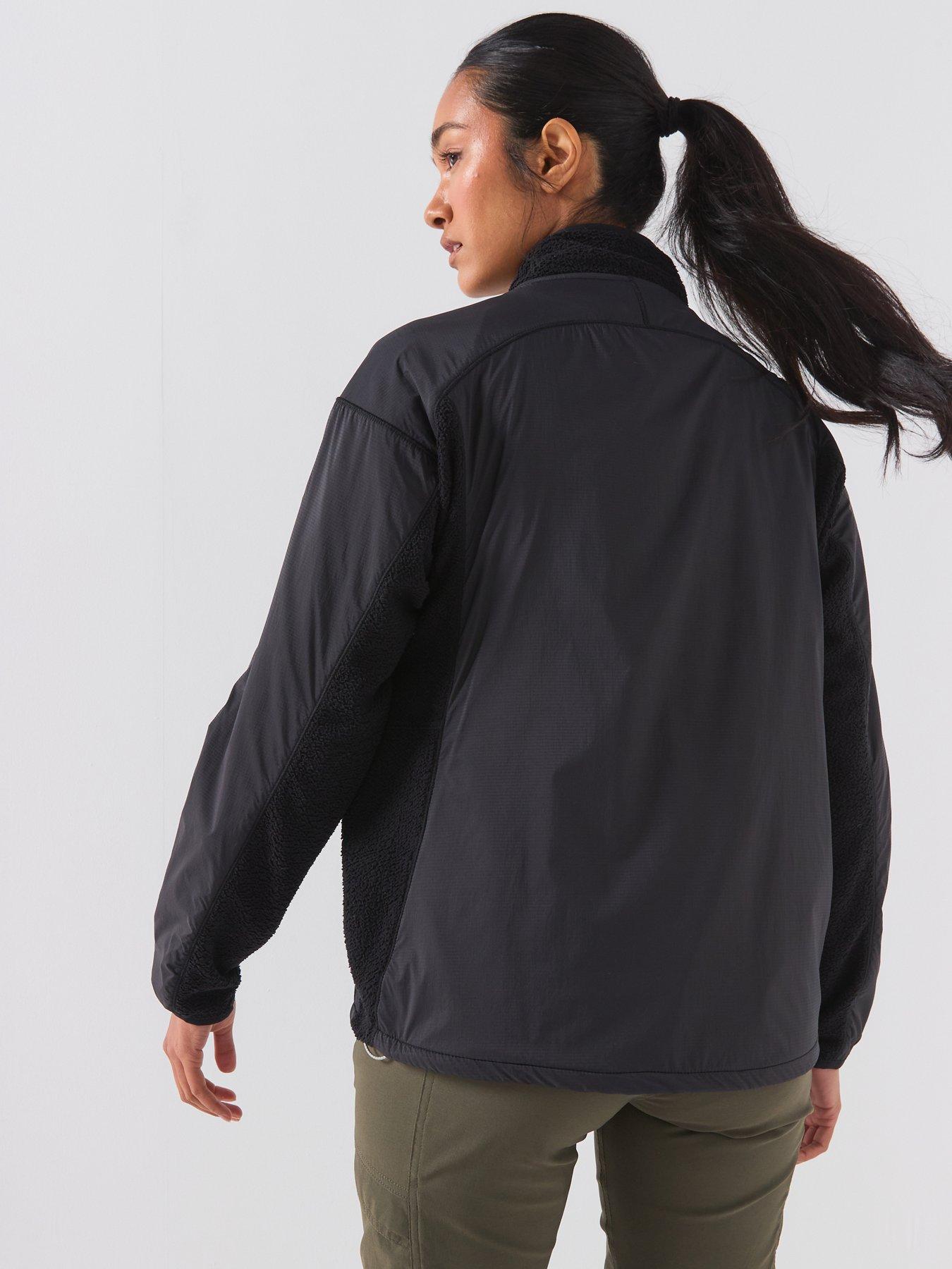 Image 2 of 6 of Craghoppers Womens Compresslite Hybrid Full Zip Fleece Jacket - Black