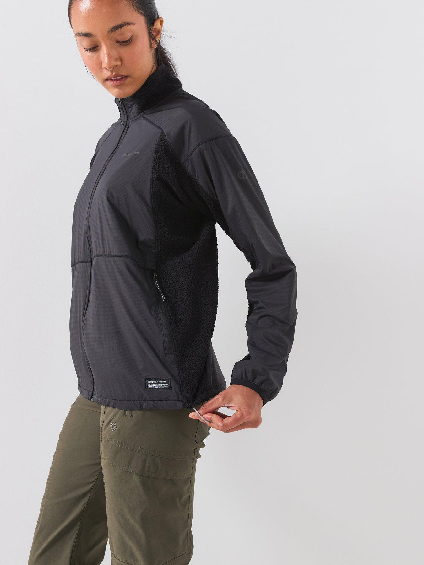 Image 5 of 6 of Craghoppers Womens Compresslite Hybrid Full Zip Fleece Jacket - Black