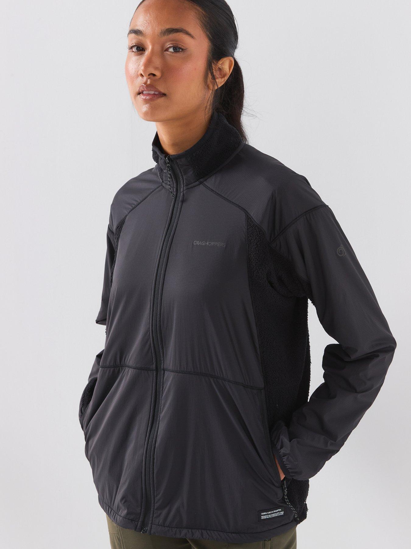 Image 6 of 6 of Craghoppers Womens Compresslite Hybrid Full Zip Fleece Jacket - Black