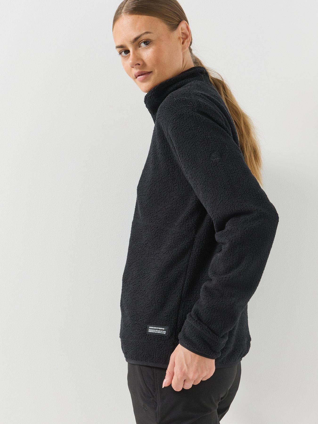 Image 5 of 6 of Craghoppers Womens Compresslite Half Zip Fleece -black