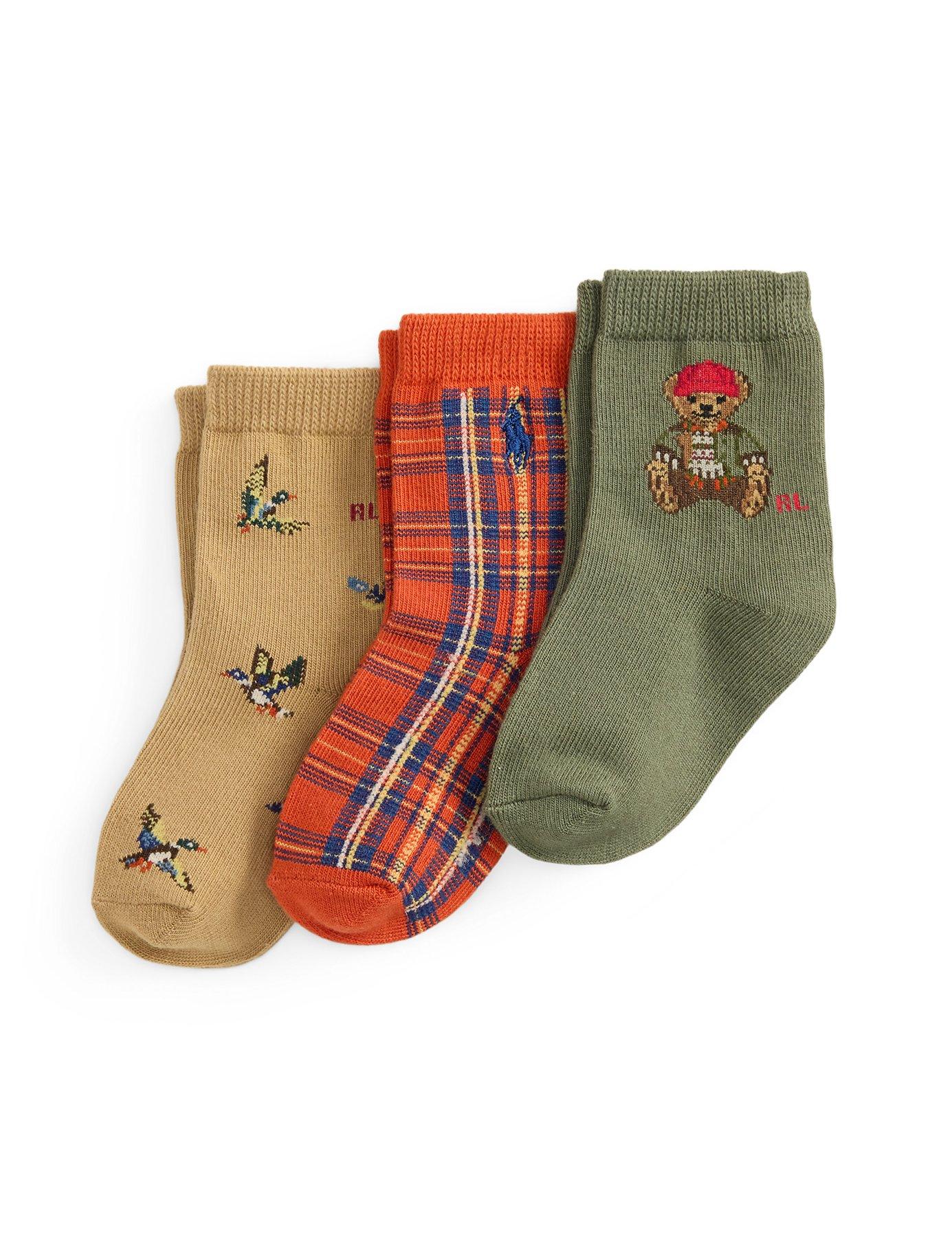 Polo Ralph Lauren Polo Bear Sock 3-Pack - Multi