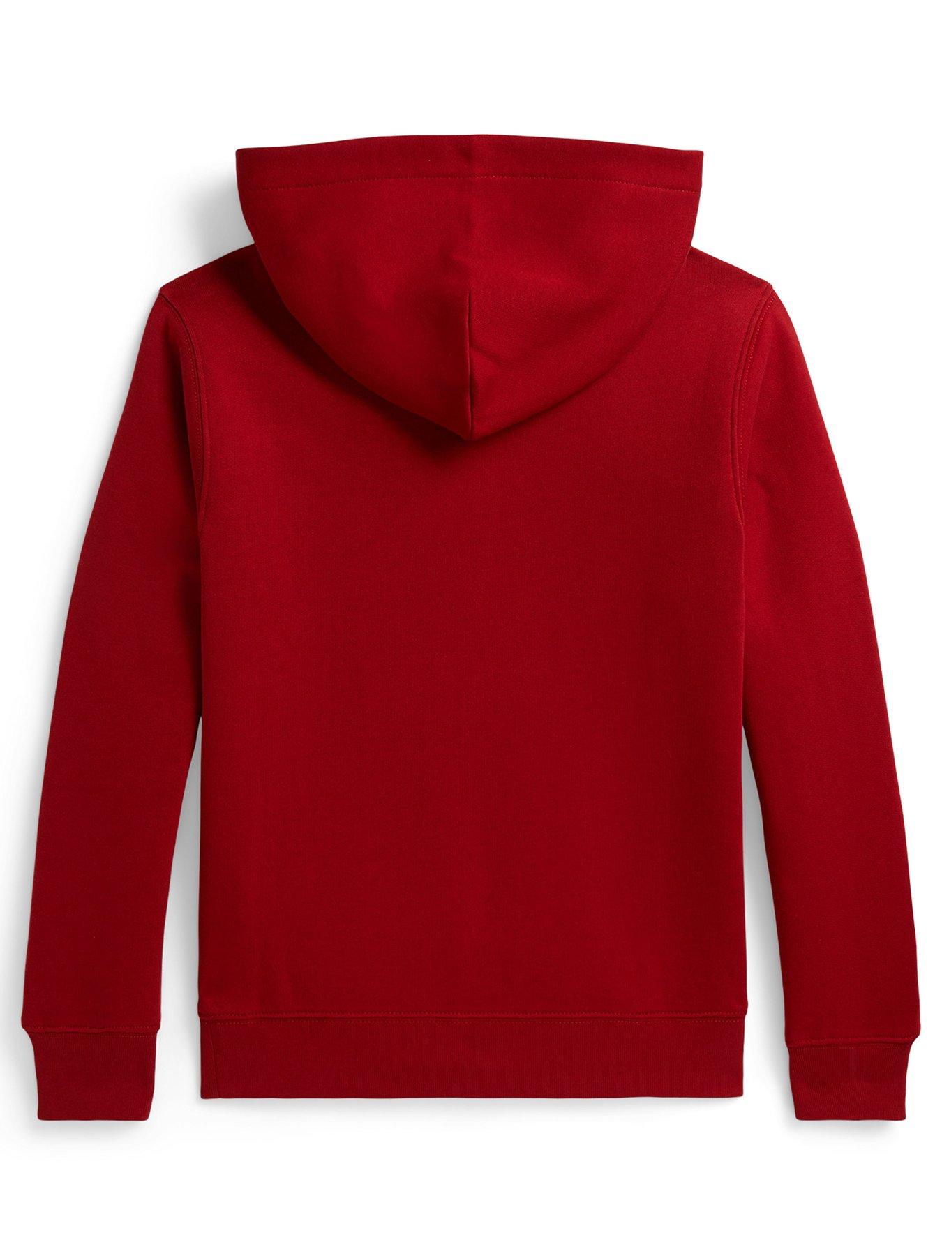 Image 2 of 2 of Polo Ralph Lauren Boys Hoodie - Red
