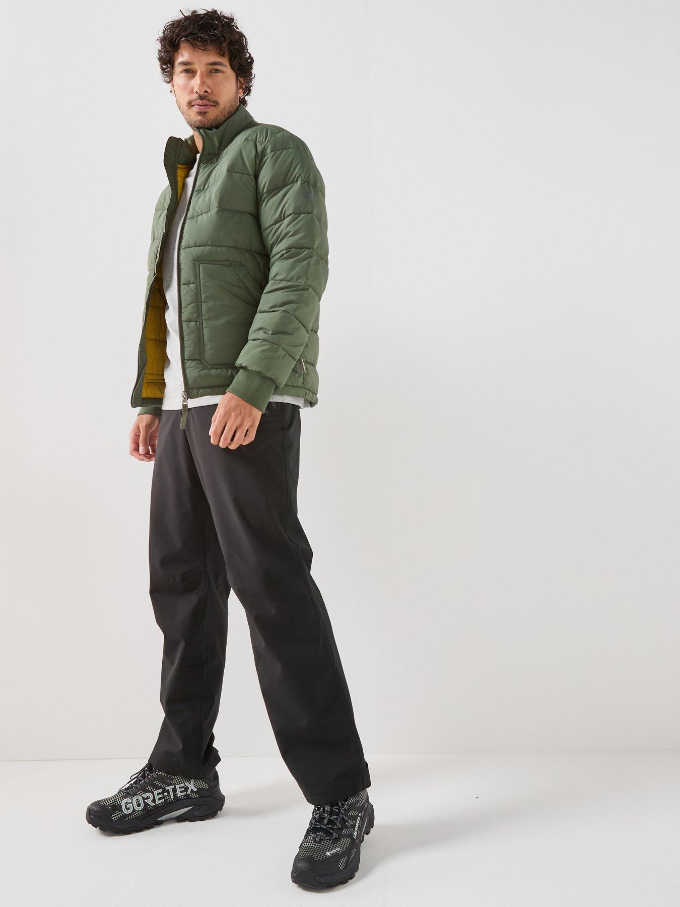 Image 3 of 6 of Craghoppers Mens National Trust Quilted Stretch Full Zip Jacket - Green