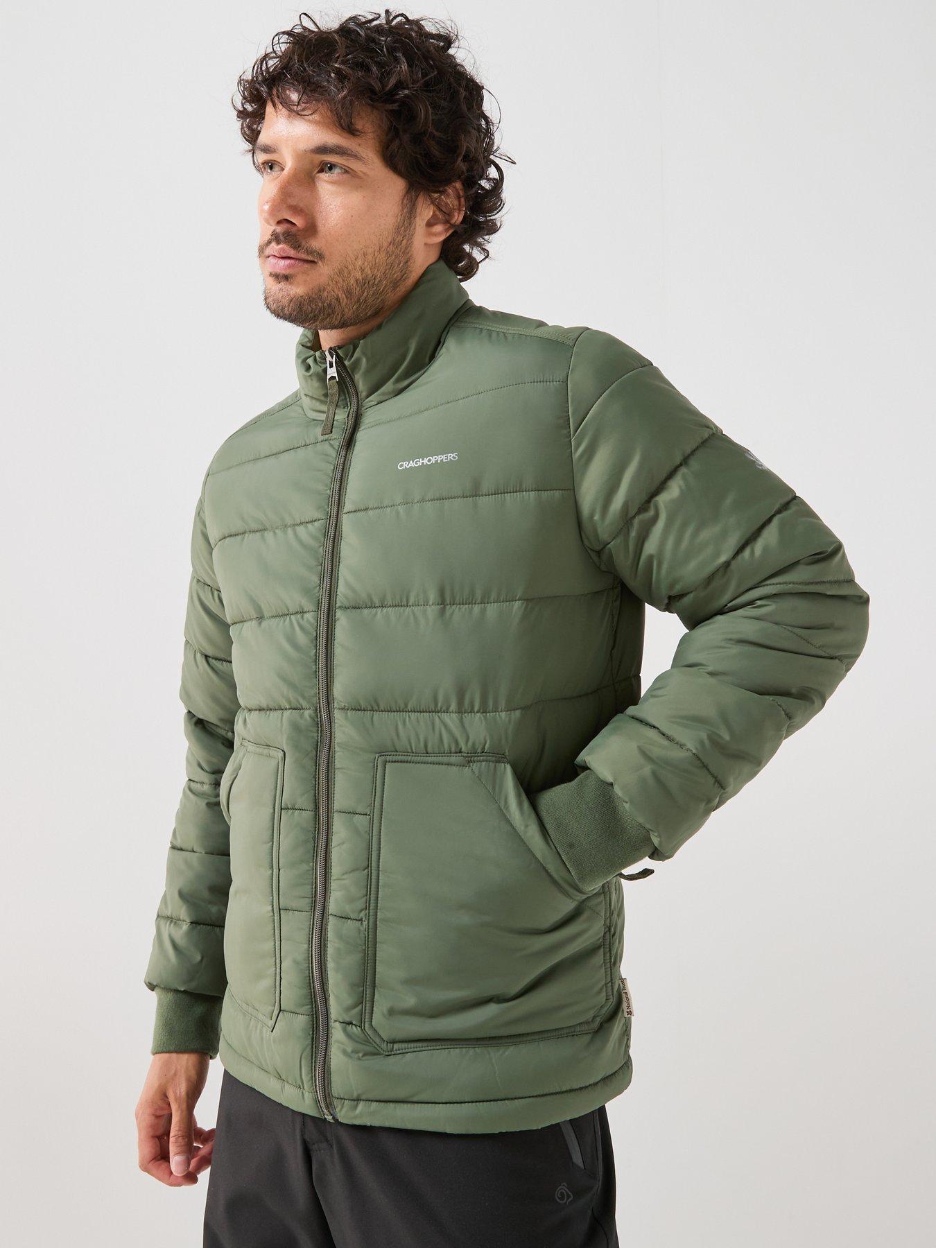 Image 5 of 6 of Craghoppers Mens National Trust Quilted Stretch Full Zip Jacket - Green