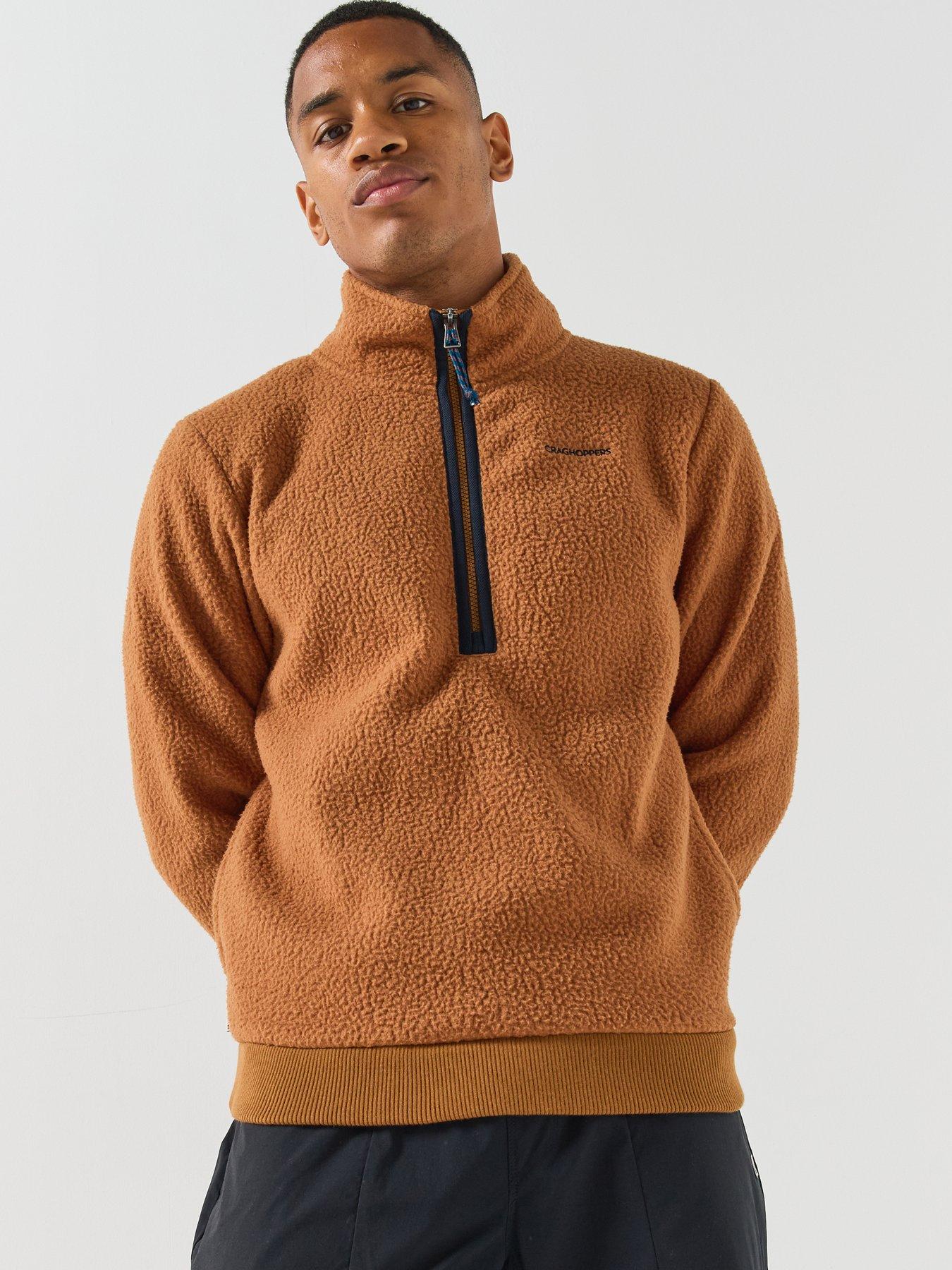 Image 3 of 5 of Craghoppers Mens National Trust Cormorant Half Zip Fleece -orange