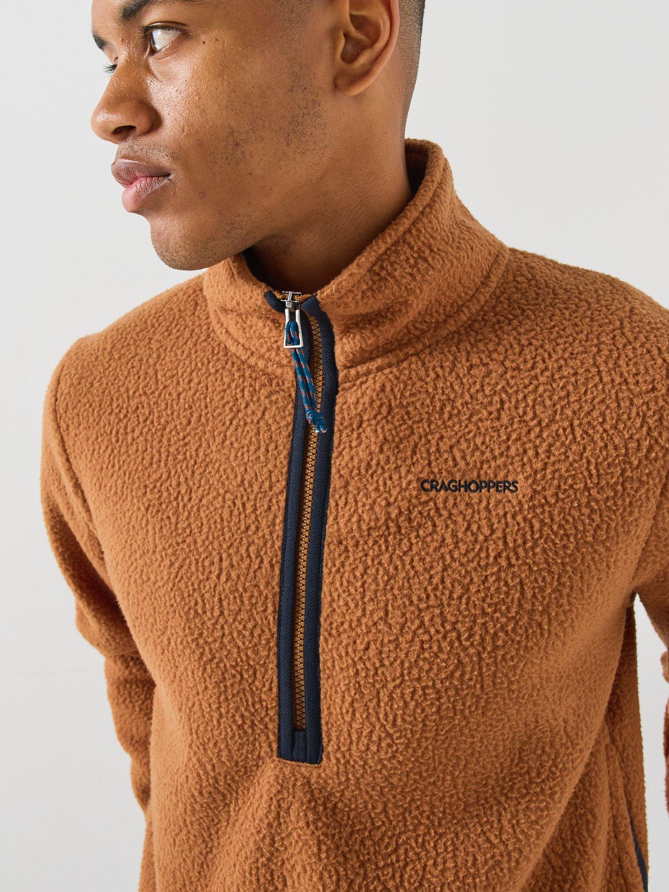 Image 4 of 5 of Craghoppers Mens National Trust Cormorant Half Zip Fleece -orange