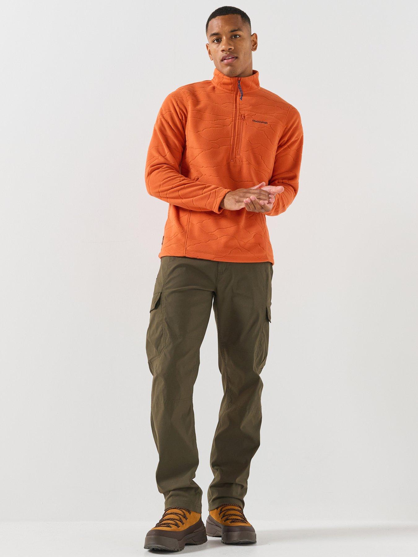 Image 1 of 6 of Craghoppers Mens National Trust Bartsia Half Zip Fleece -orange