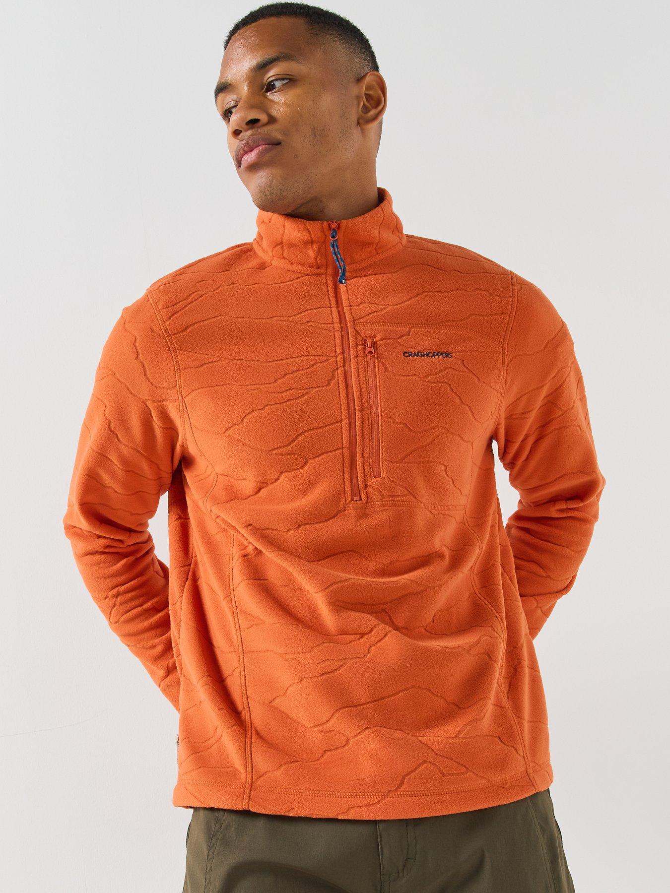 Image 3 of 6 of Craghoppers Mens National Trust Bartsia Half Zip Fleece -orange