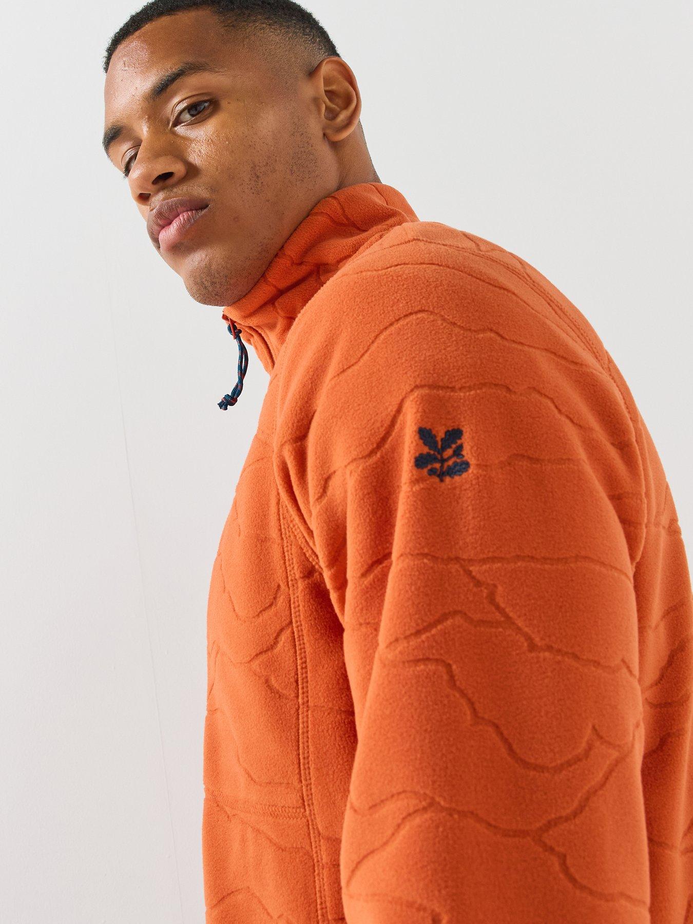 Image 4 of 6 of Craghoppers Mens National Trust Bartsia Half Zip Fleece -orange