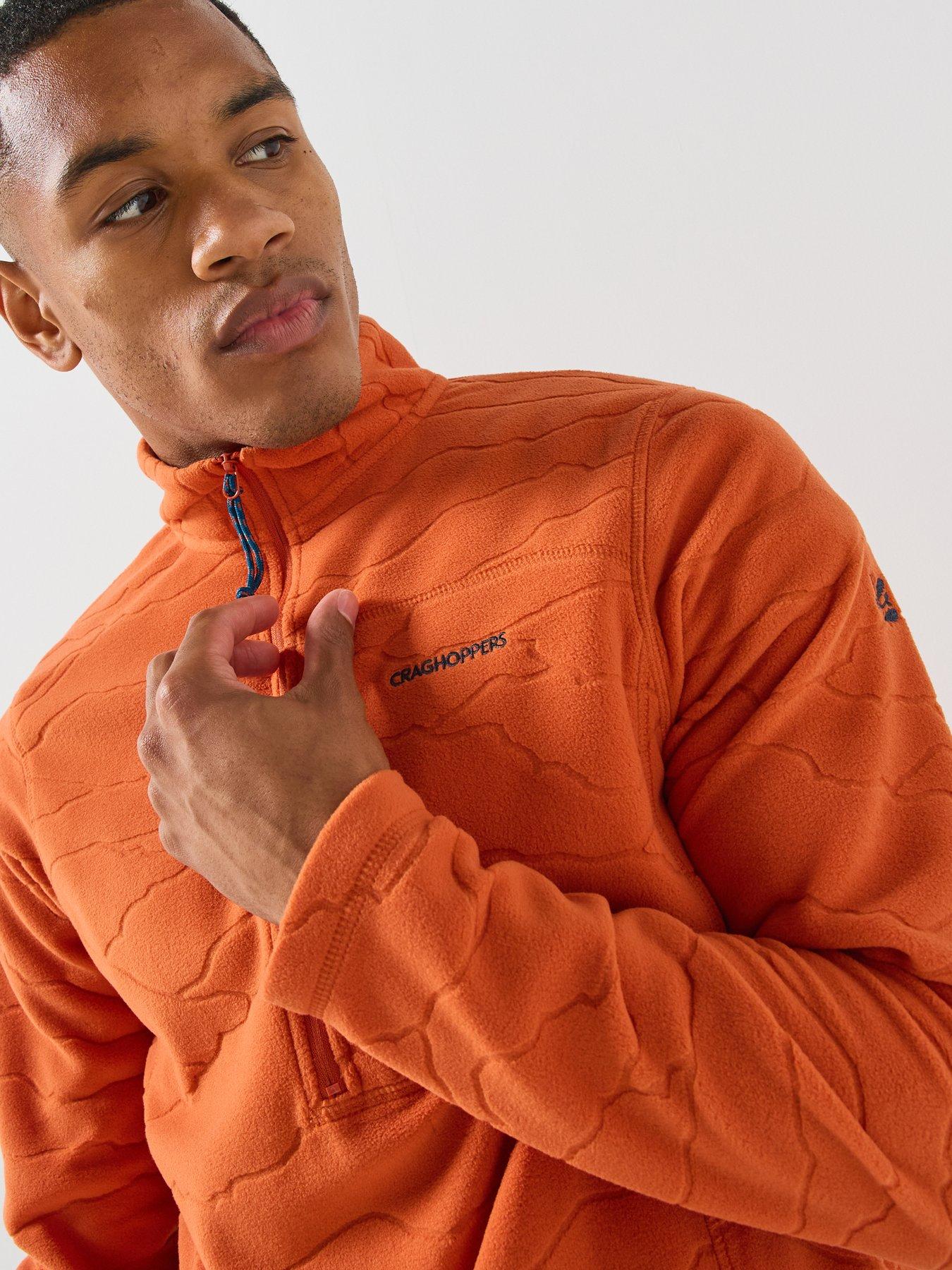 Image 5 of 6 of Craghoppers Mens National Trust Bartsia Half Zip Fleece -orange