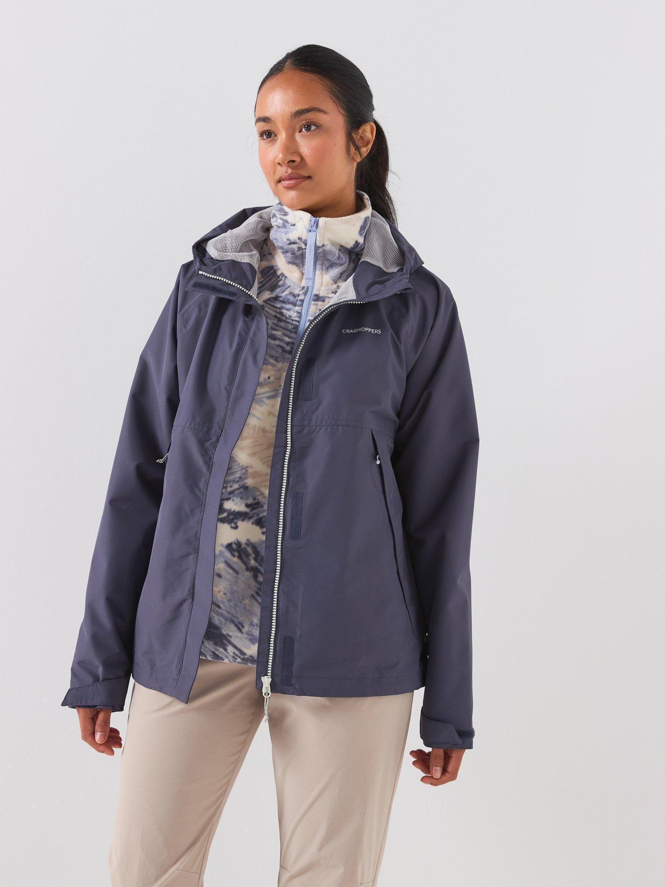 Image 6 of 6 of Craghoppers Womens Annjela Half Zip Printed Microfleece Fleece - Blue