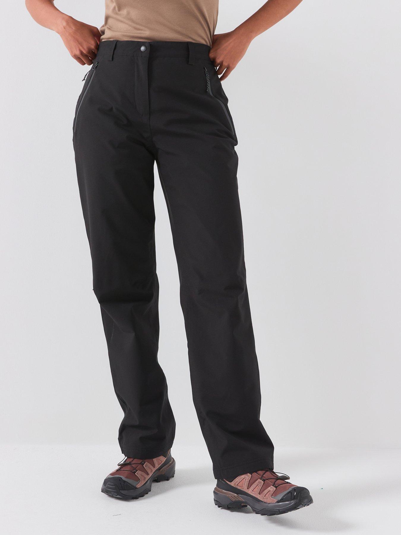 Craghoppers Womens Aysgarth Pro Thermo Waterproof Overtrousers -black