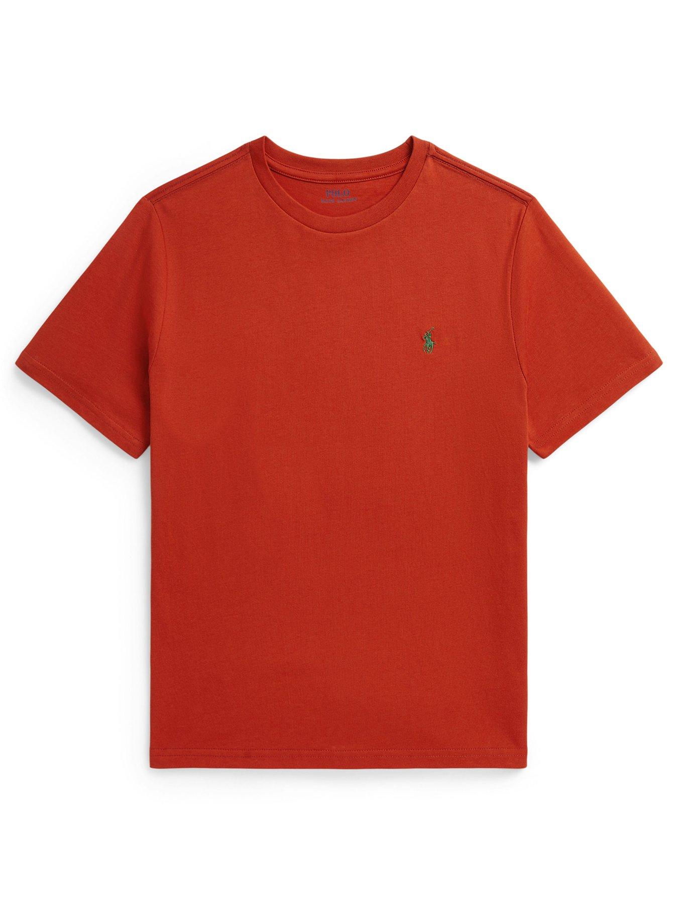 Polo Ralph Lauren Boys Classic Logo Short Sleeve T-shirt - Orange