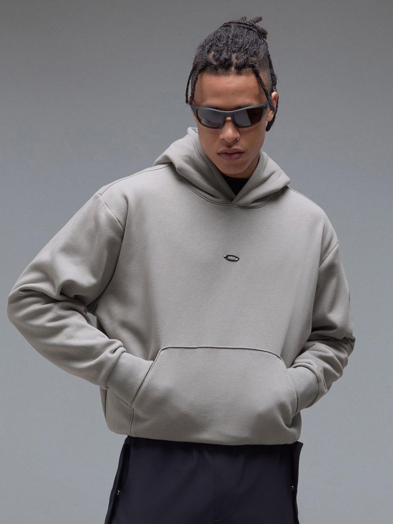 Image 1 of 5 of Oakley Mens Metal Rise Hoodie - Grey