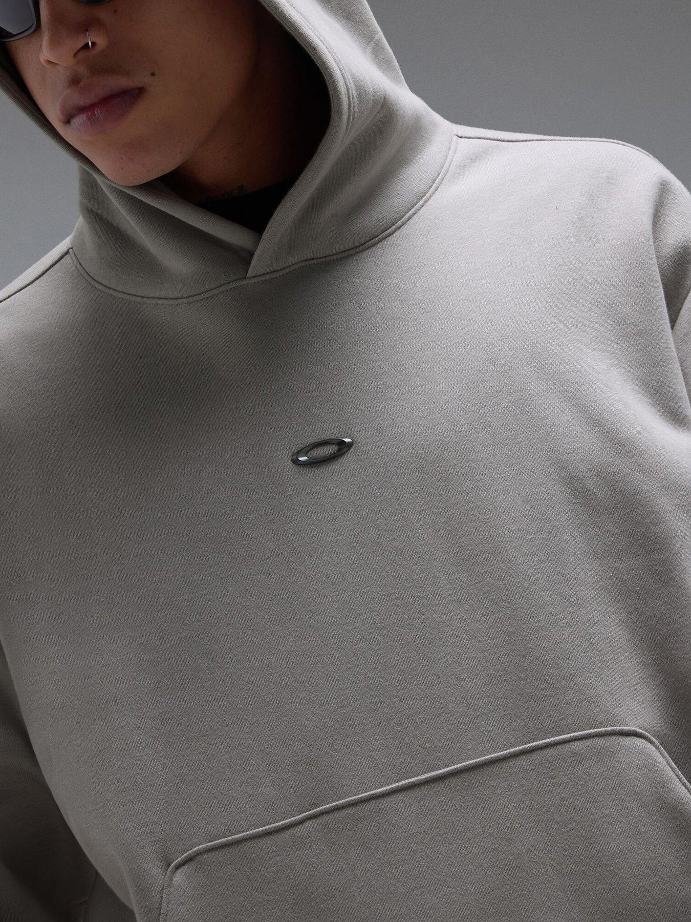 Image 4 of 5 of Oakley Mens Metal Rise Hoodie - Grey