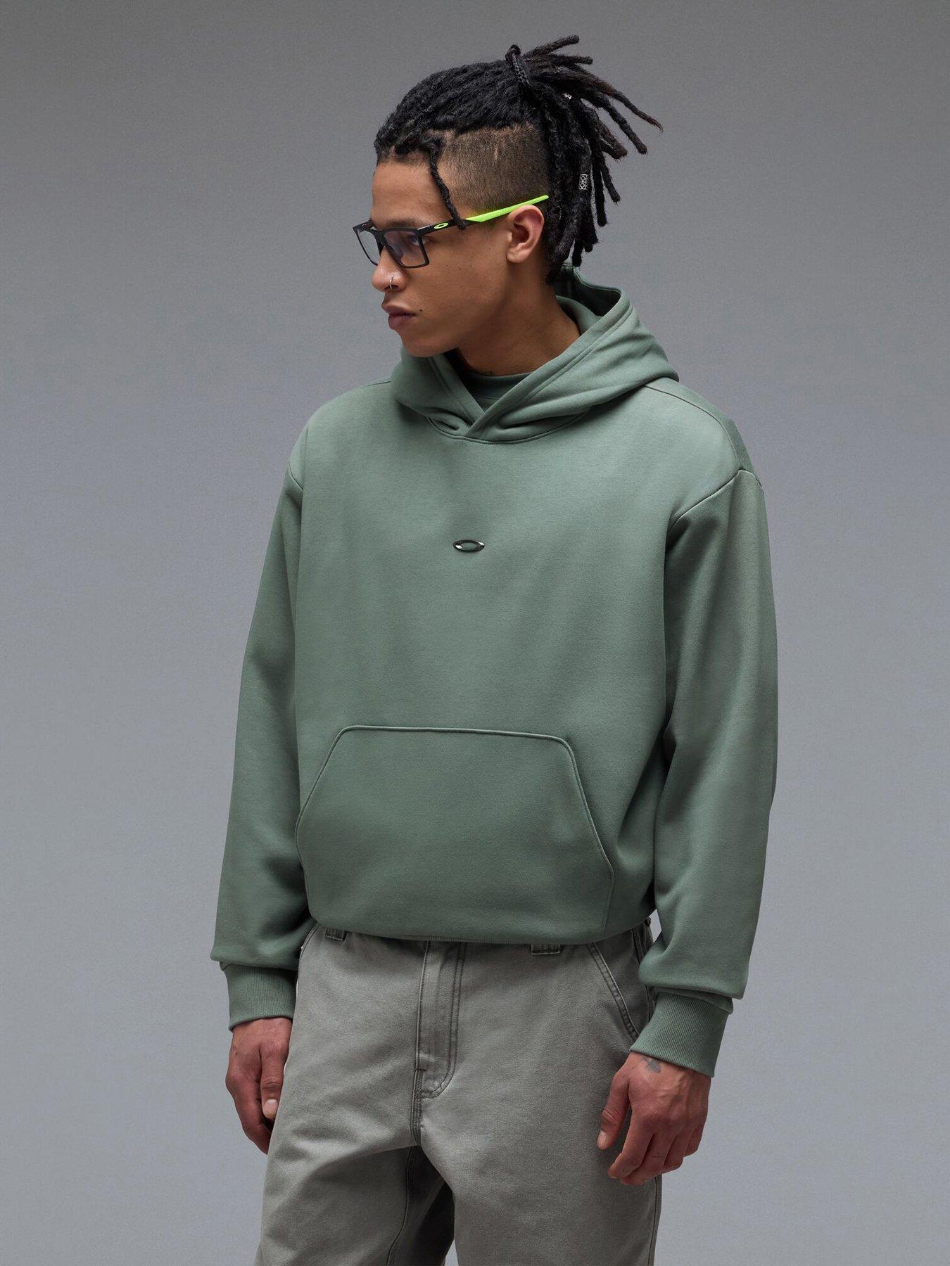 Image 1 of 5 of Oakley Mens Metal Rise Hoodie - Green
