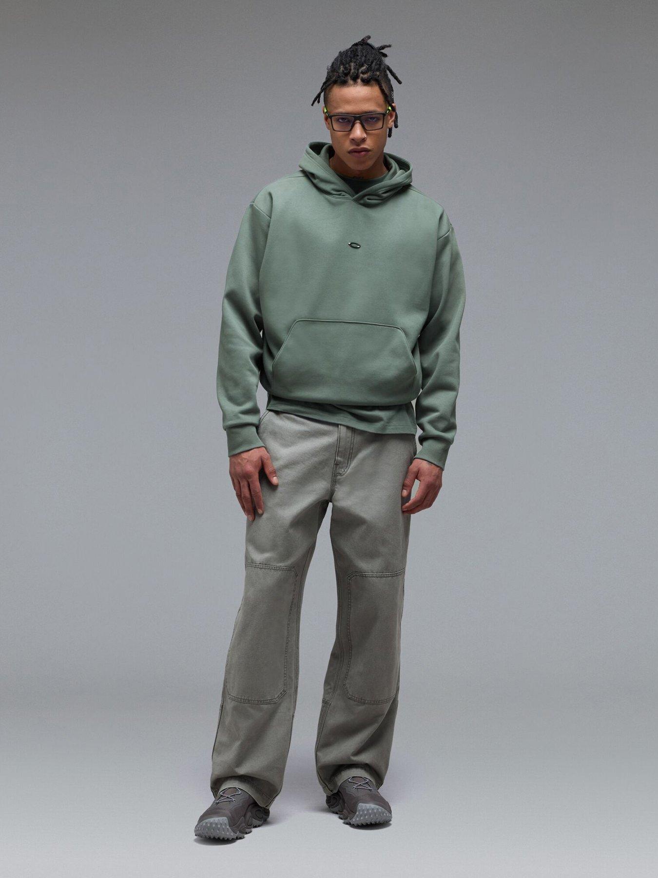 Image 2 of 5 of Oakley Mens Metal Rise Hoodie - Green