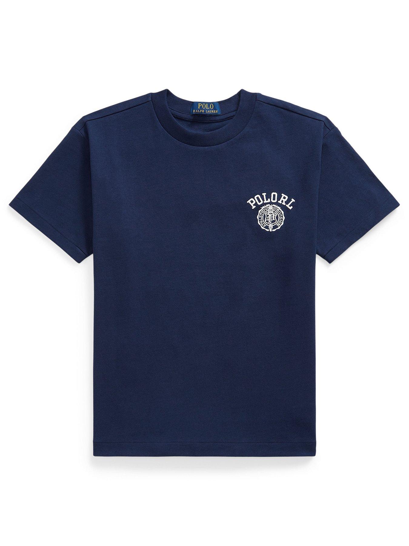 Polo Ralph Lauren Boys Heavy Weight Short Sleeve T-shirt - Navy
