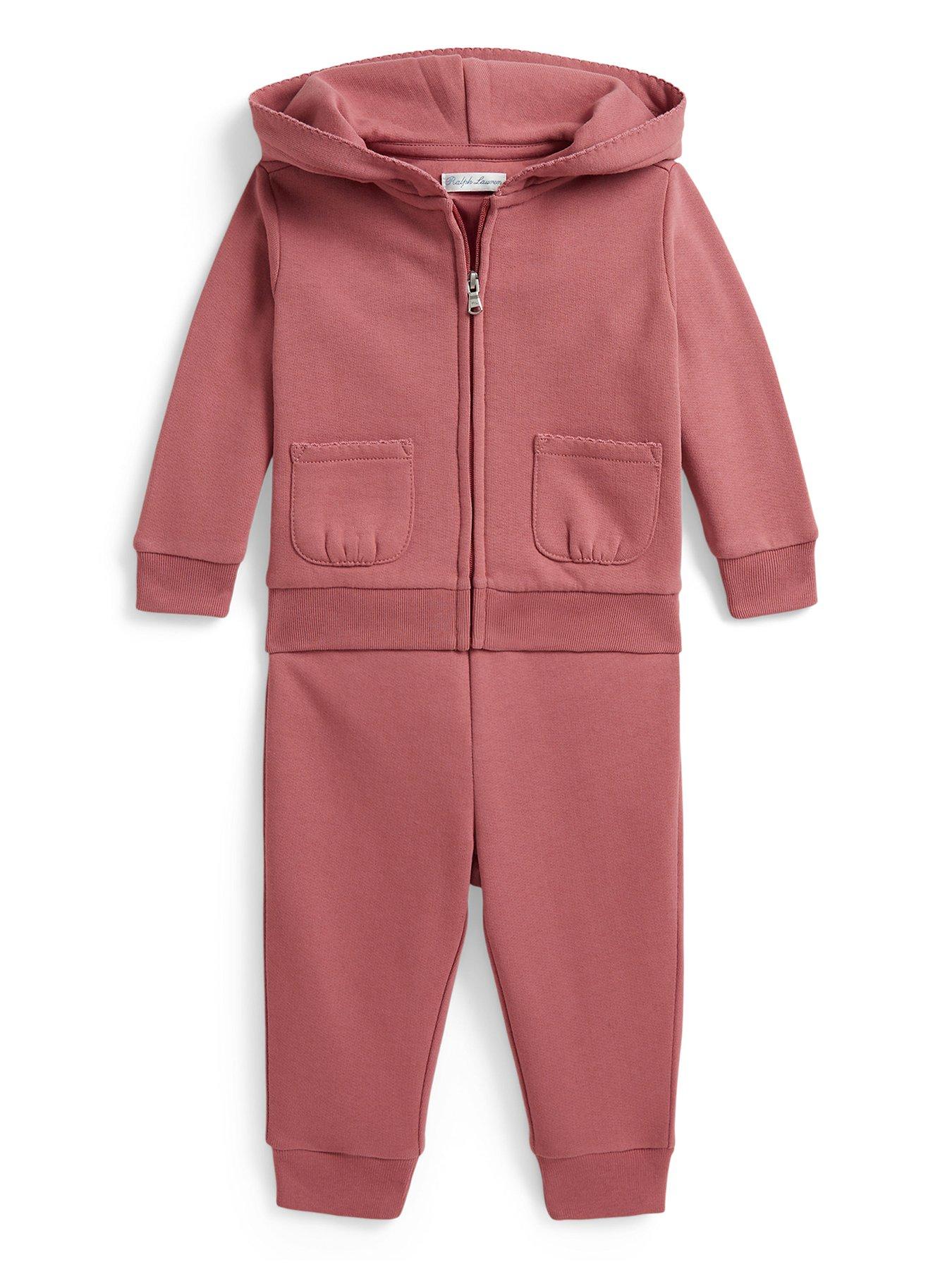 Polo Ralph Lauren Baby Girls Tracksuit - Pink