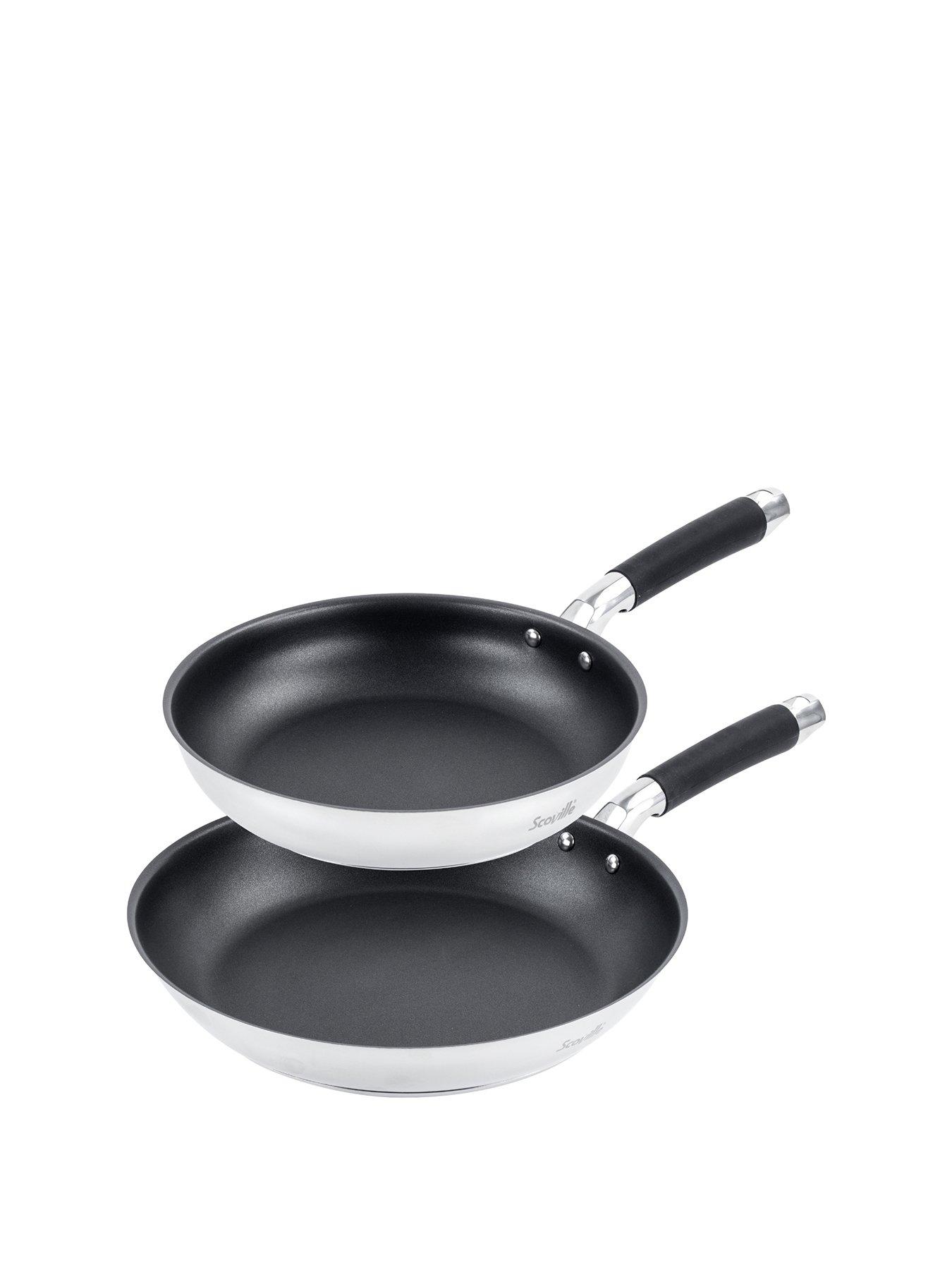 Scoville Scoville Steellux 2 Piece Frying Pan Set
