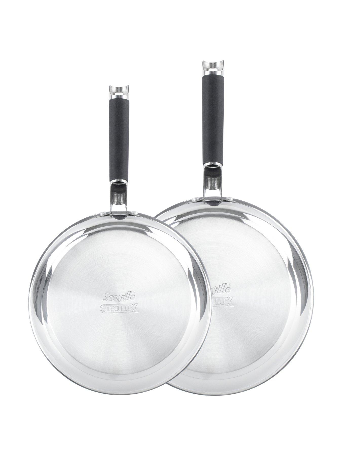 Image 4 of 6 of Scoville Scoville Steellux 2 Piece Frying Pan Set