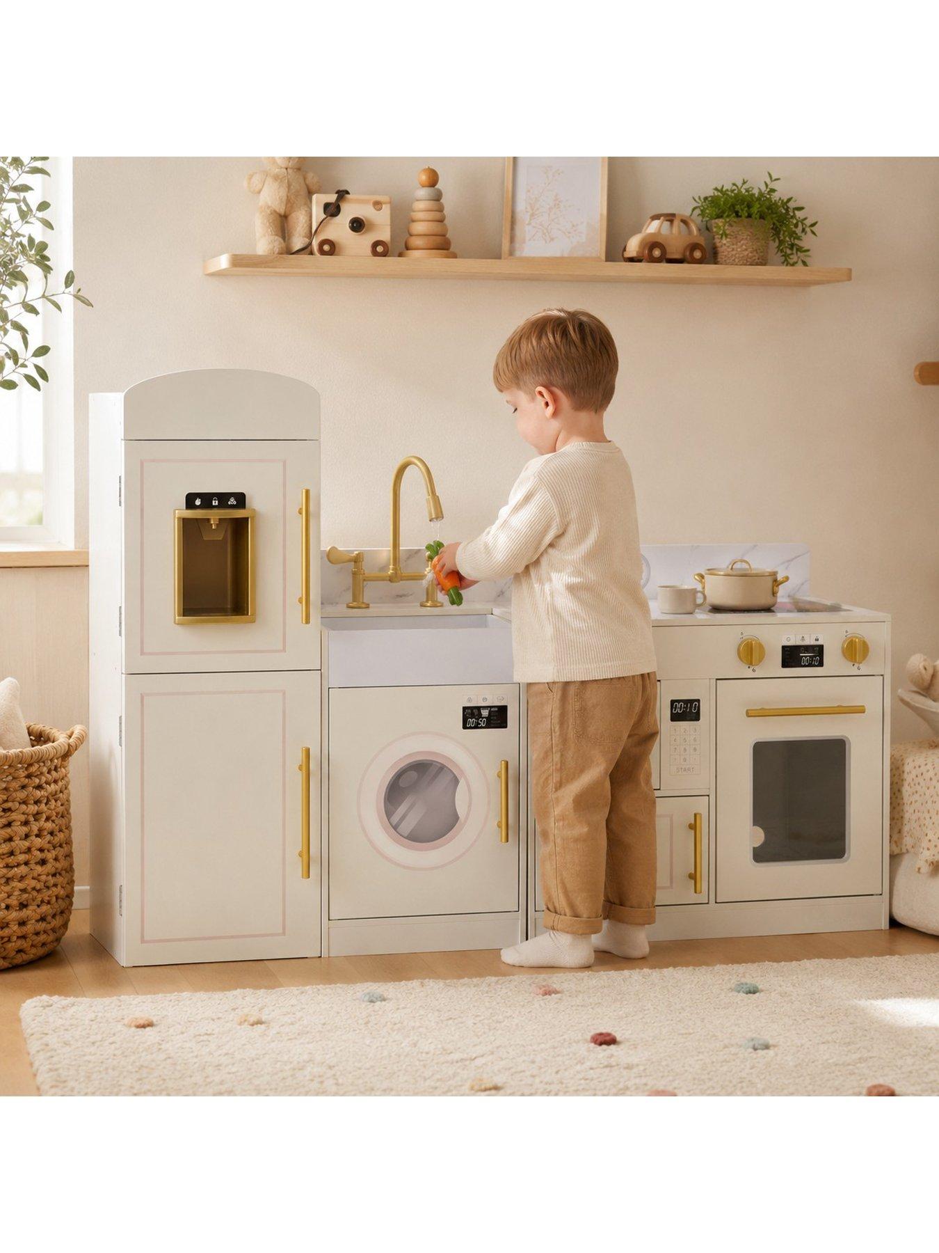 Image 4 of 7 of Teamson Kids Multi-Appliance 3-Piece Kitchen Role Play Set